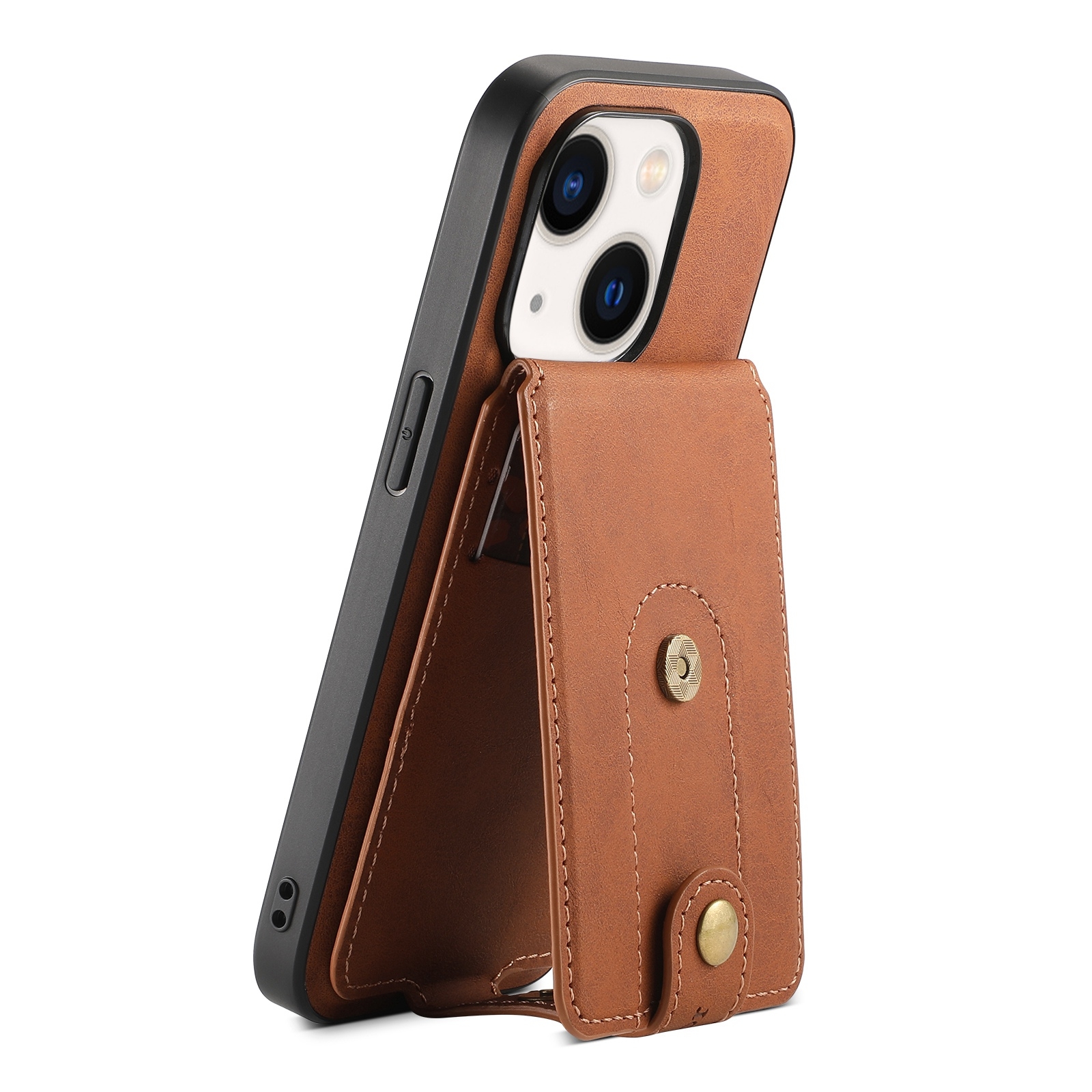 For iPhone 14 Plus Denior D14 NK Retro Pattern MagSafe Magnetic Card Holder Leather Phone Case(Brown) For iPhone 14 Plus Denior D14 NK Retro Pattern MagSafe Magnetic Card Holder Leather Phone Case(Brown)