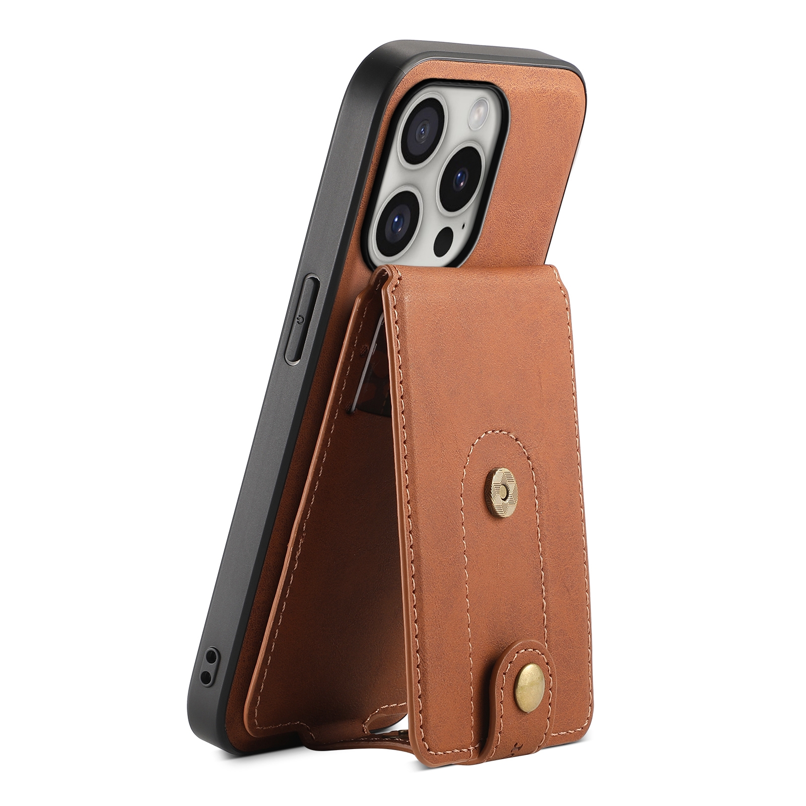 For iPhone 16 Pro Denior D14 NK Retro Pattern MagSafe Magnetic Card Holder Leather Phone Case(Brown) For iPhone 16 Pro Denior D14 NK Retro Pattern MagSafe Magnetic Card Holder Leather Phone Case(Brown)