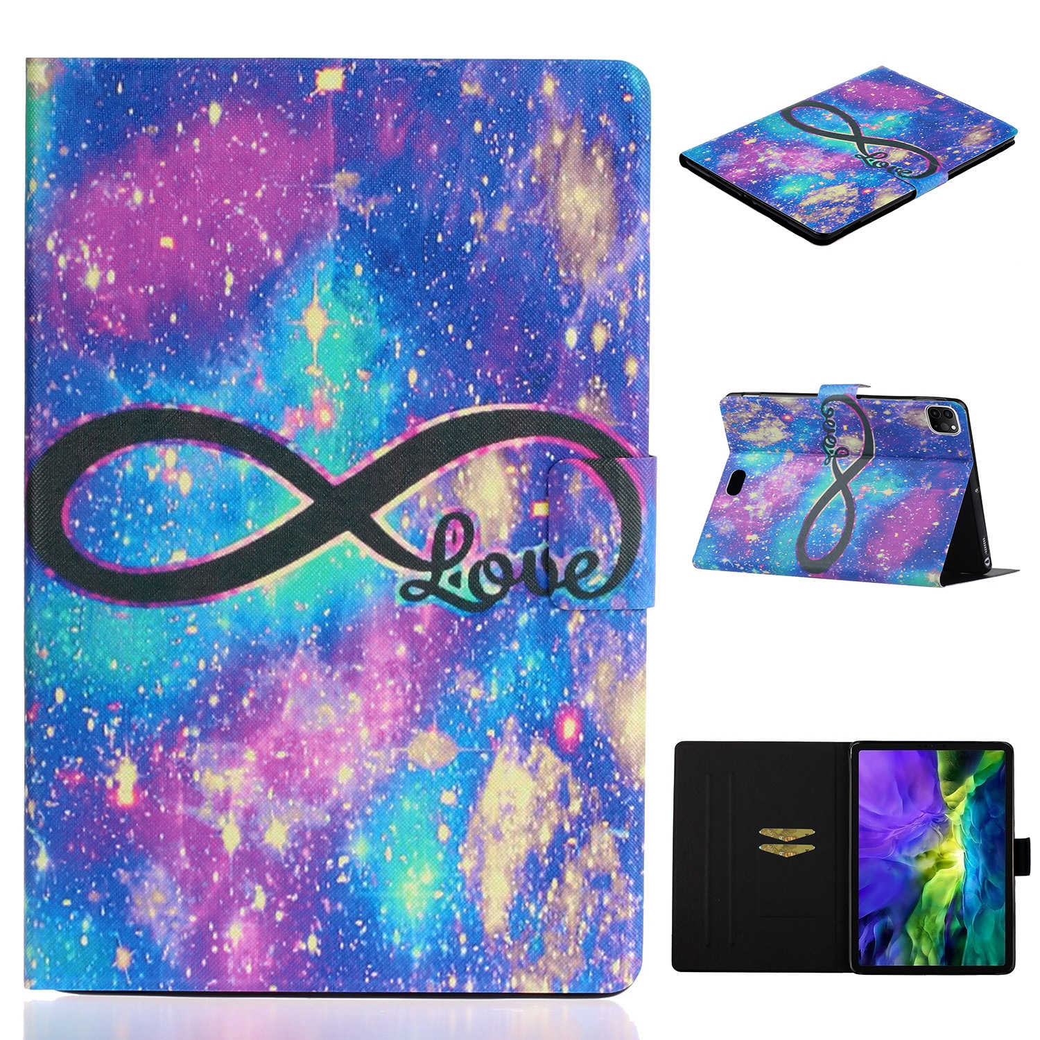For iPad Pro 11 2024 Voltage Coloured Drawing Smart Leather Tablet Case(LOVE) For iPad Pro 11 2024 Voltage Coloured Drawing Smart Leather Tablet Case(LOVE)