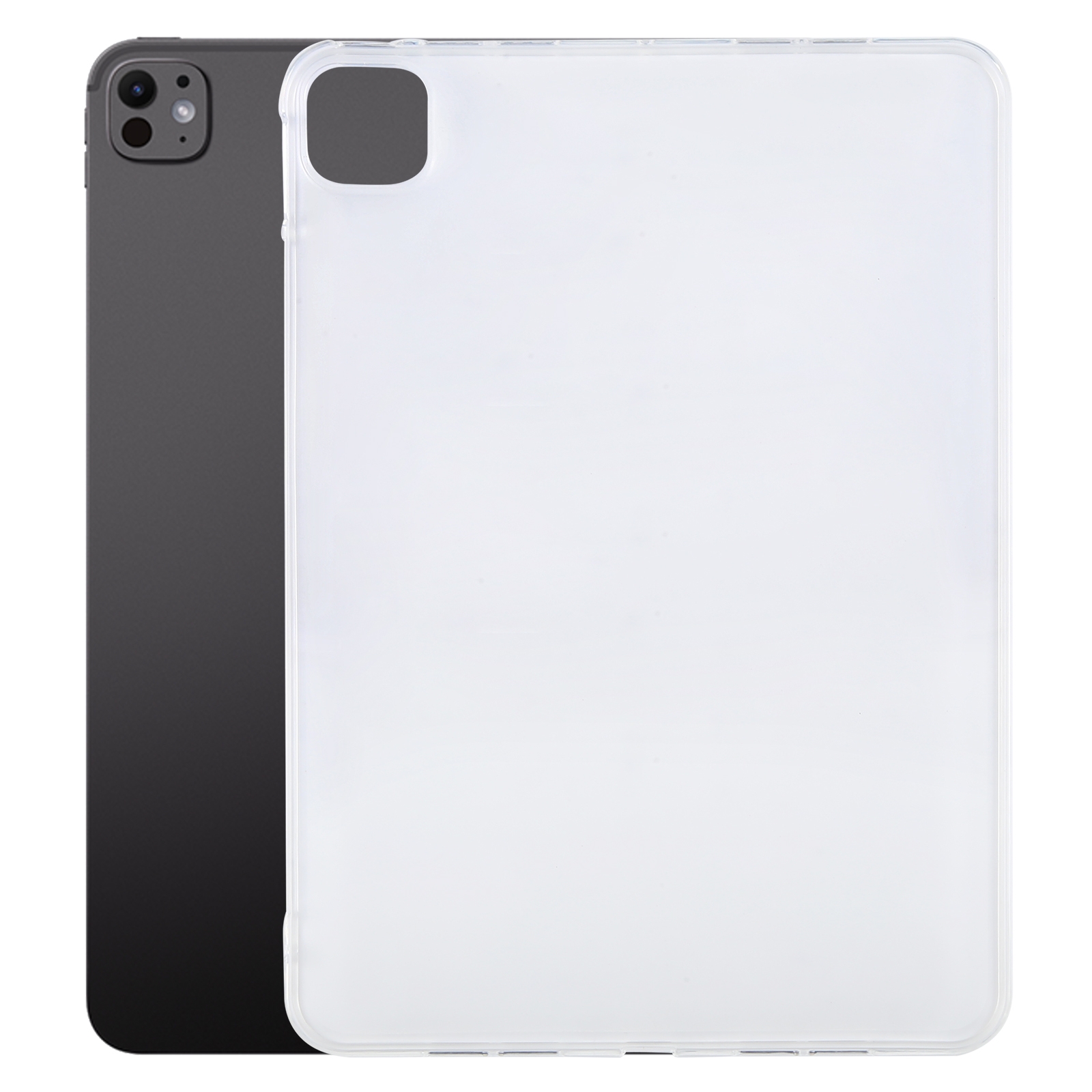 For iPad Pro 11 2024 TPU Tablet Case(Frosted Clear)