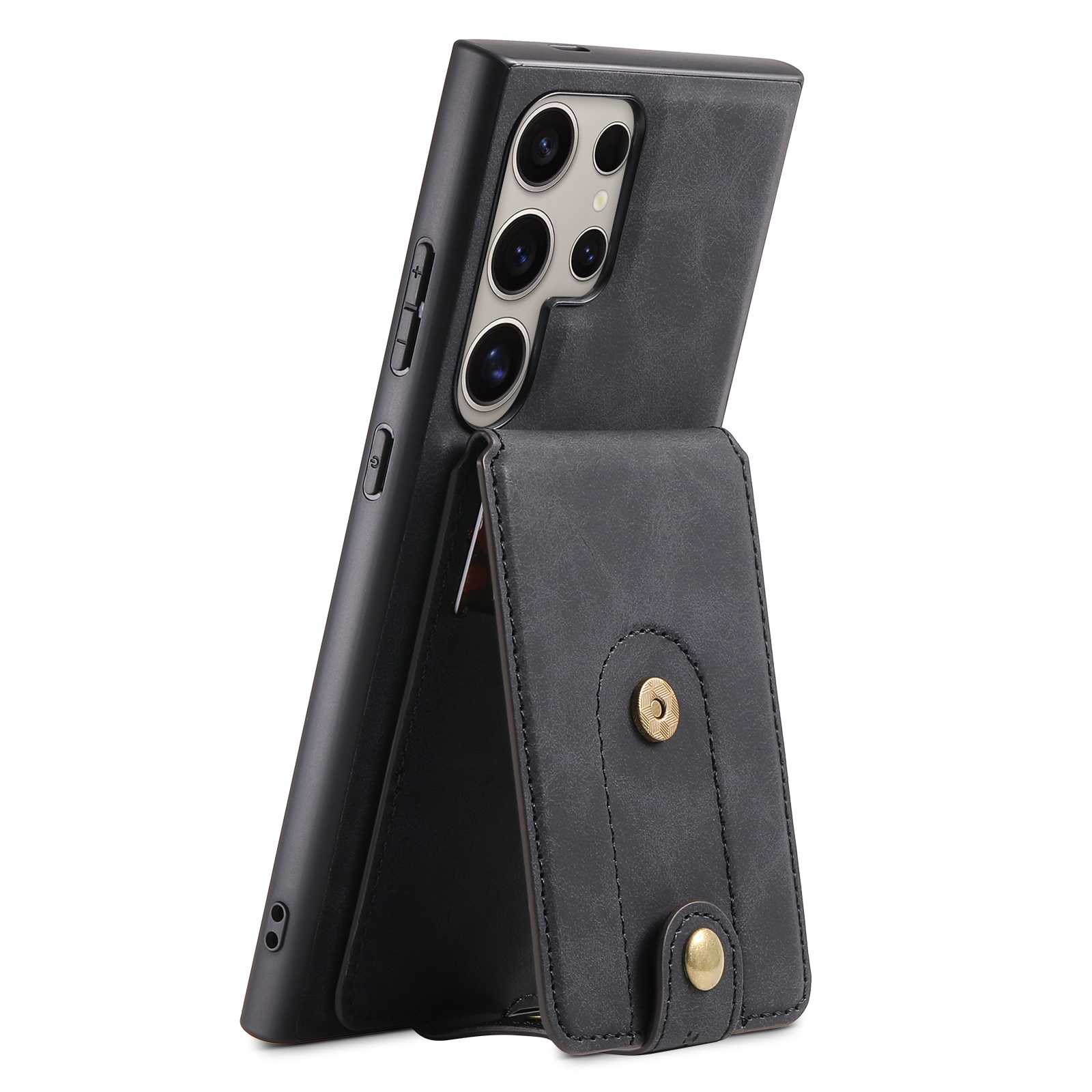 For Samsung Galaxy S23 Ultra 5G Denior D14 NK Retro Pattern MagSafe Magnetic Card Holder Leather Phone Case(Black) For Samsung Galaxy S23 Ultra 5G Denior D14 NK Retro Pattern MagSafe Magnetic Card Holder Leather Phone Case(Black)