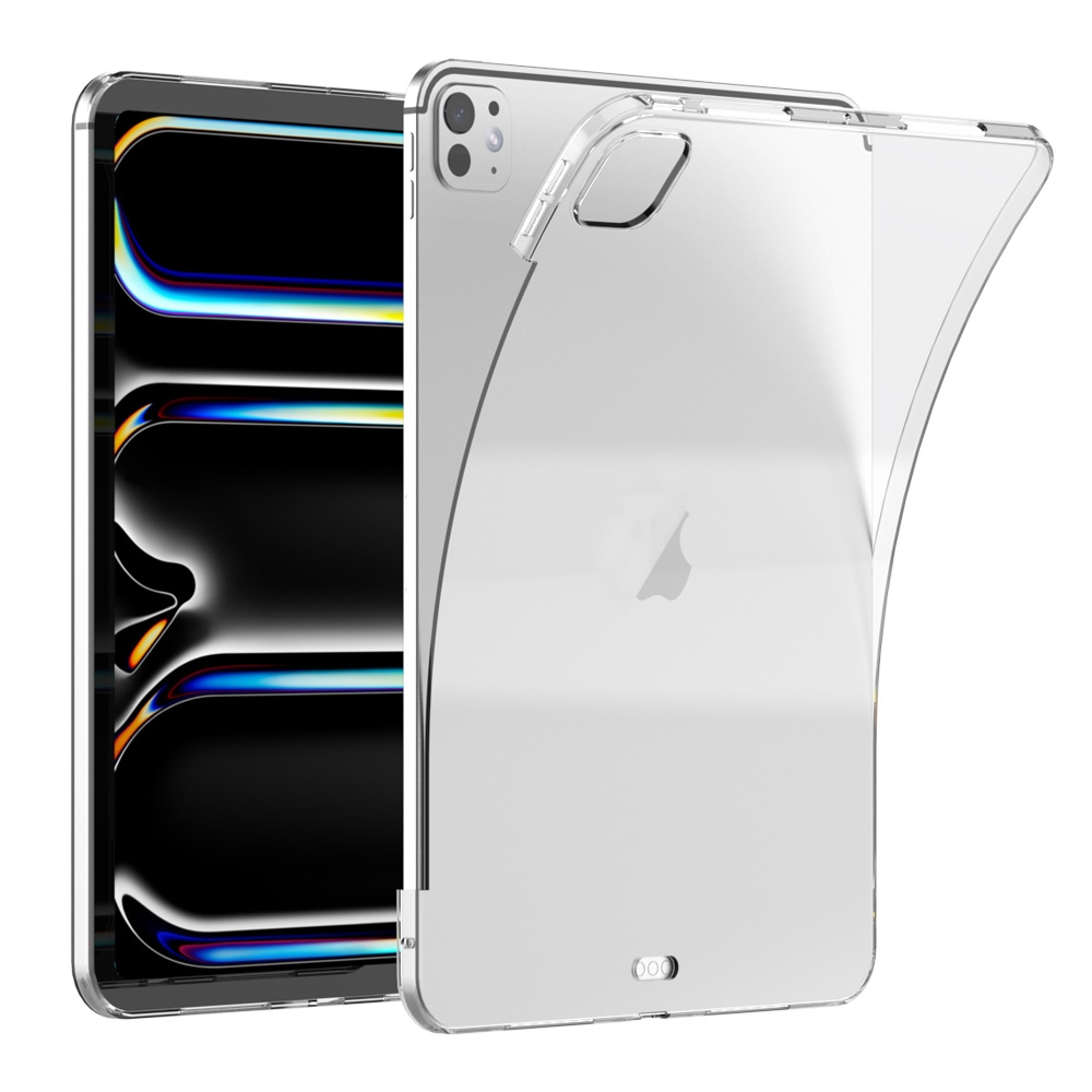 For iPad Pro 11 2024 Shockproof Soft TPU Protective Tablet Case(Transparent) For iPad Pro 11 2024 Shockproof Soft TPU Protective Tablet Case(Transparent)