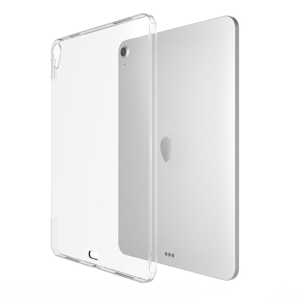 For iPad Air 13 2024 Shockproof Soft TPU Protective Tablet Case(Transparent)