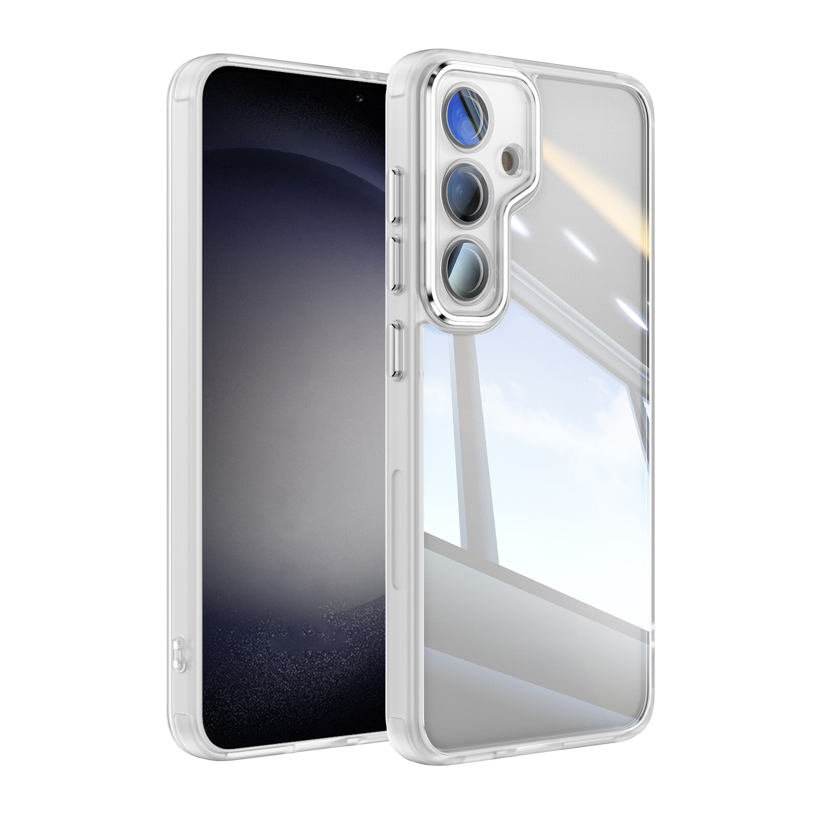 For Samsung Galaxy S25+ 5G Acrylic Hybrid TPU Armor Shockproof Phone Case(Transparent) For Samsung Galaxy S25+ 5G Acrylic Hybrid TPU Armor Shockproof Phone Case(Transparent)