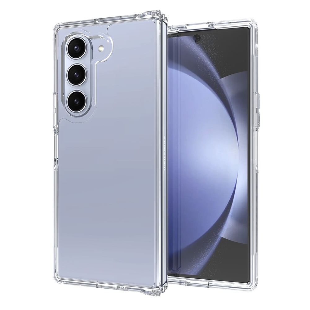 For Samsung Galaxy Z Fold6 Scratchproof Acrylic TPU Phone Case(Transparent) For Samsung Galaxy Z Fold6 Scratchproof Acrylic TPU Phone Case(Transparent)