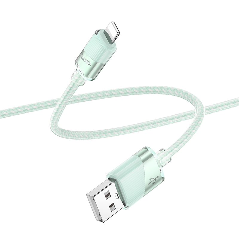 hoco U132 Beijing 1.2m 2.4A USB to 8 Pin Charging Data Cable(Green) hoco U132 Beijing 1.2m 2.4A USB to 8 Pin Charging Data Cable(Green)