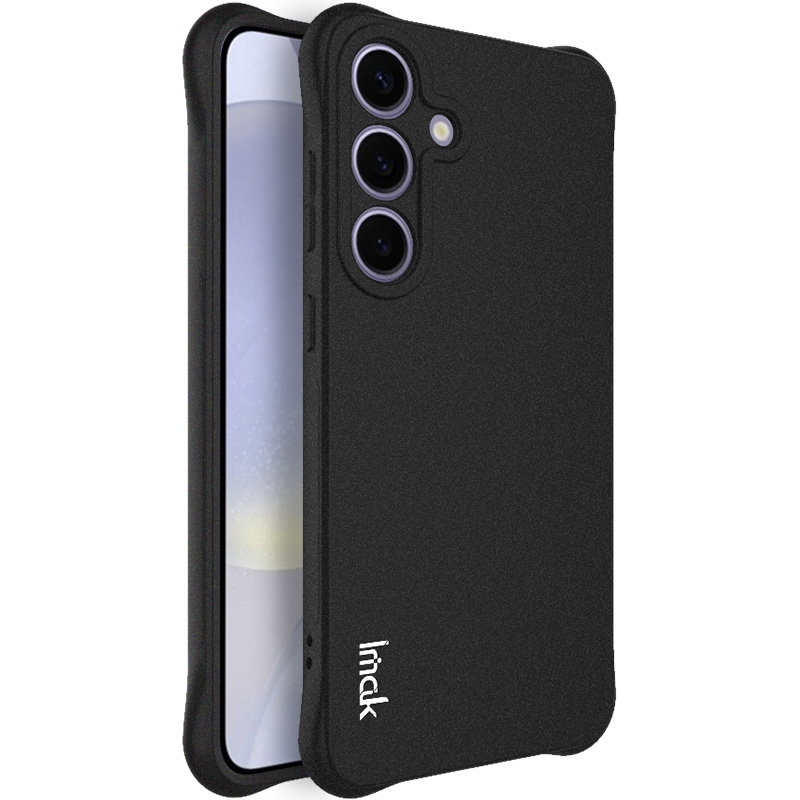 For Samsung Galaxy S25+ 5G imak Shockproof Airbag TPU Phone Case(Matte Black) For Samsung Galaxy S25+ 5G imak Shockproof Airbag TPU Phone Case(Matte Black)