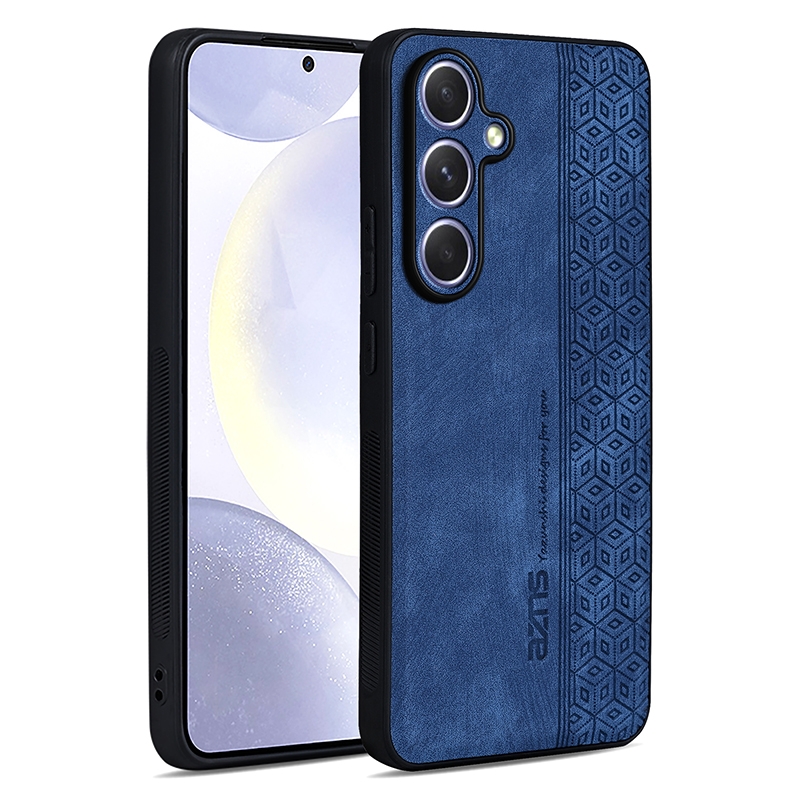 For Samsung Galaxy S25+ 5G AZNS 3D Embossed Skin Feel Phone Case(Sapphire Blue) For Samsung Galaxy S25+ 5G AZNS 3D Embossed Skin Feel Phone Case(Sapphire Blue)