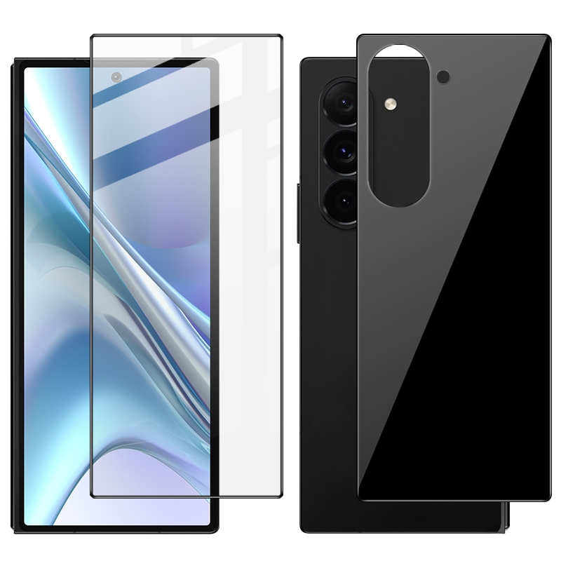 For Samsung Galaxy Z Fold6 imak Front Screen + Back Cover Tempered Glass Film, Phone Case Edition For Samsung Galaxy Z Fold6 imak Front Screen + Back Cover Tempered Glass Film, Phone Case Edition