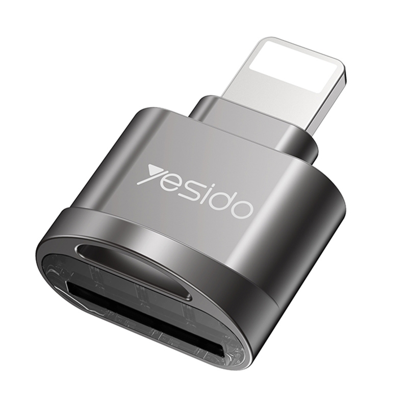 Yesido GS18 8 Pin to TF Card OTG Mini Card Reader(Black) Yesido GS18 8 Pin to TF Card OTG Mini Card Reader(Black)