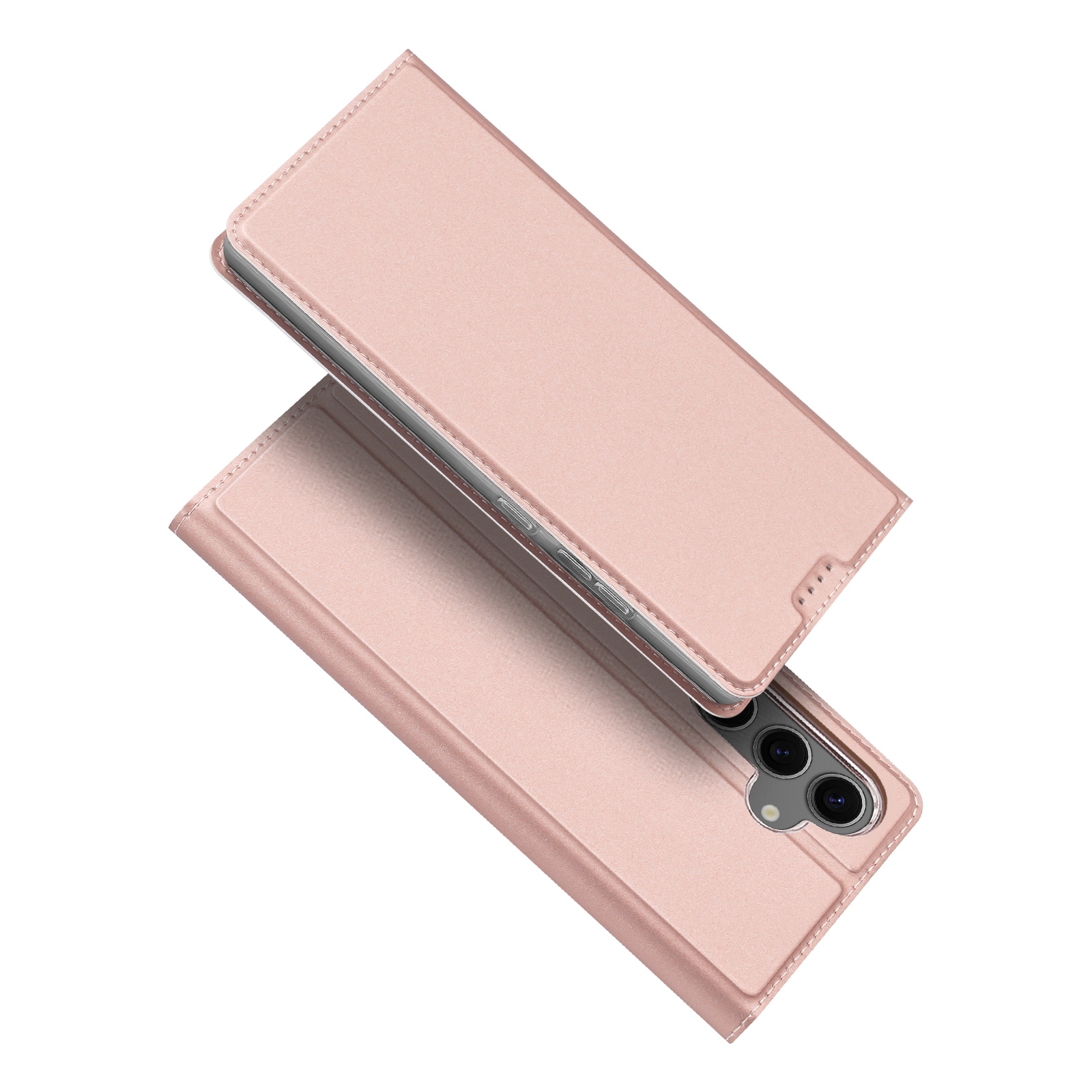 For Samsung Galaxy S24 FE 5G DUX DUCIS Skin Pro Series Flip Leather Phone Case(Pink) For Samsung Galaxy S24 FE 5G DUX DUCIS Skin Pro Series Flip Leather Phone Case(Pink)
