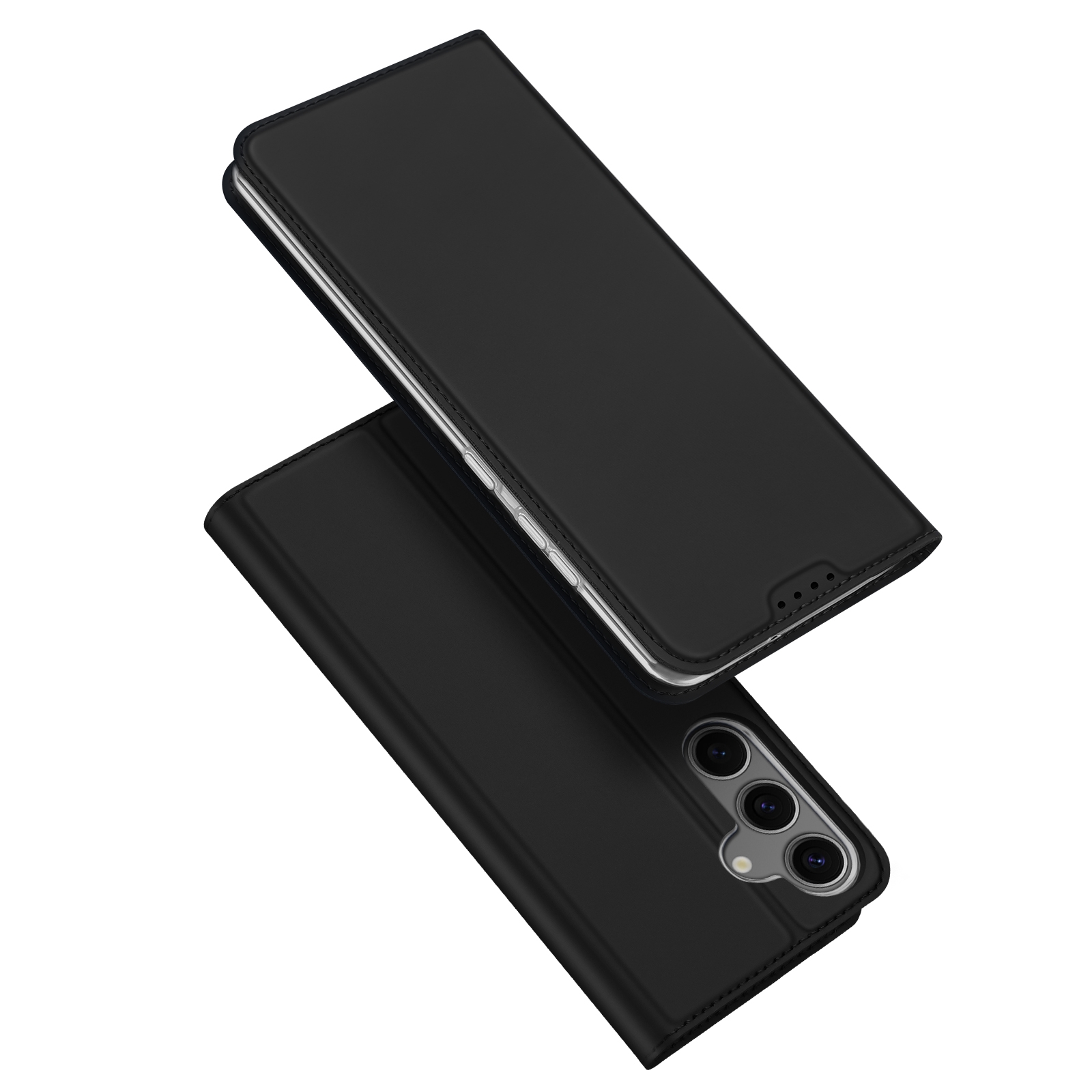 For Samsung Galaxy S25+ 5G DUX DUCIS Skin Pro Series Flip Leather Phone Case(Black) For Samsung Galaxy S25+ 5G DUX DUCIS Skin Pro Series Flip Leather Phone Case(Black)
