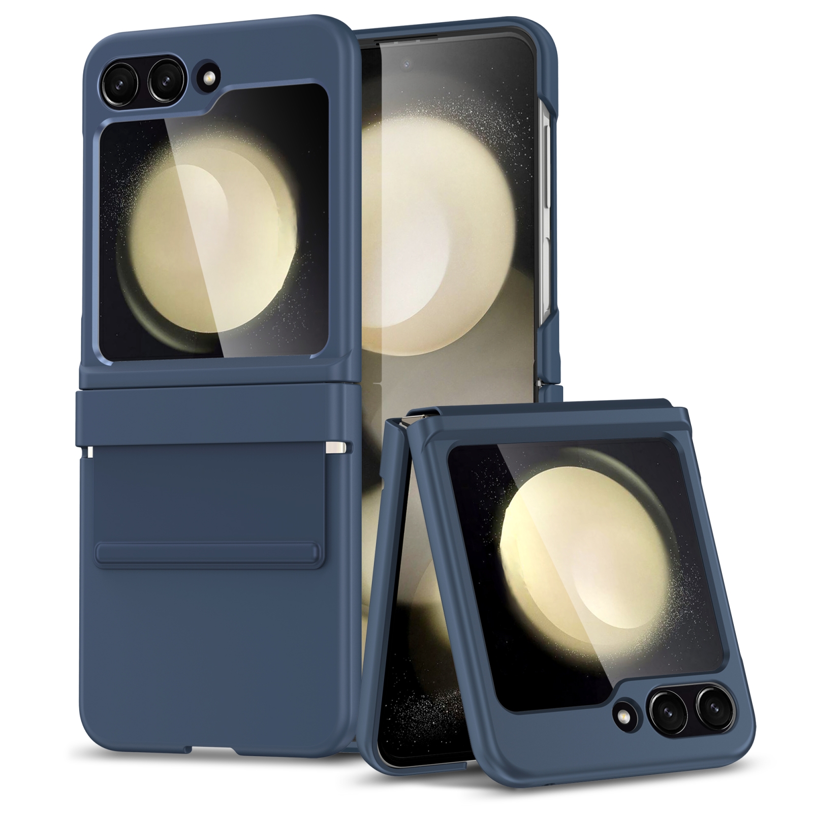 For Samsung Galaxy Z Flip6 5G PC Foldable Phone Case with Hinge(Navy Blue) For Samsung Galaxy Z Flip6 5G PC Foldable Phone Case with Hinge(Navy Blue)