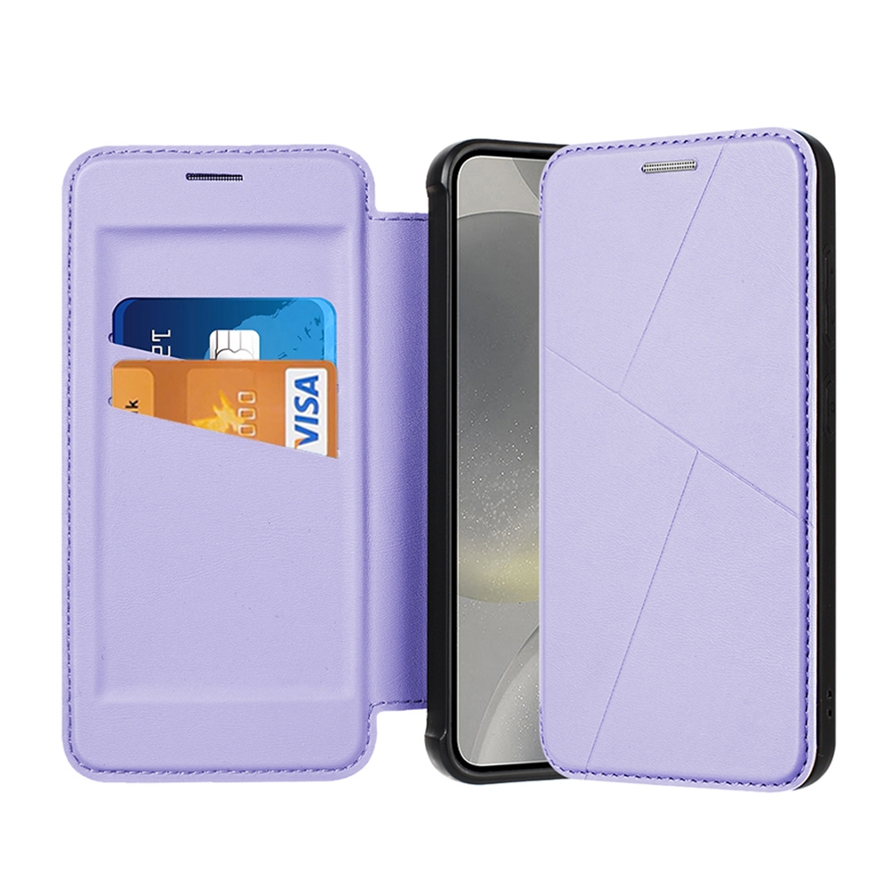 For Samsung Galaxy S24 Ultra 5G Magnetic Armor Series RFID Card Slots Leather Phone Case(Orange) For Samsung Galaxy S24 Ultra 5G Magnetic Armor Series RFID Card Slots Leather Phone Case(Orange)