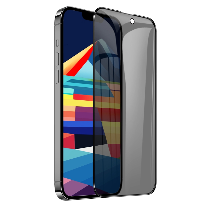 For iPhone 16 Plus / 15 Plus hoco A12 Pro Nano 3D Full Screen Edges Protection Privacy Tempered Glass Film For iPhone 16 Plus / 15 Plus hoco A12 Pro Nano 3D Full Screen Edges Protection Privacy Tempered Glass Film