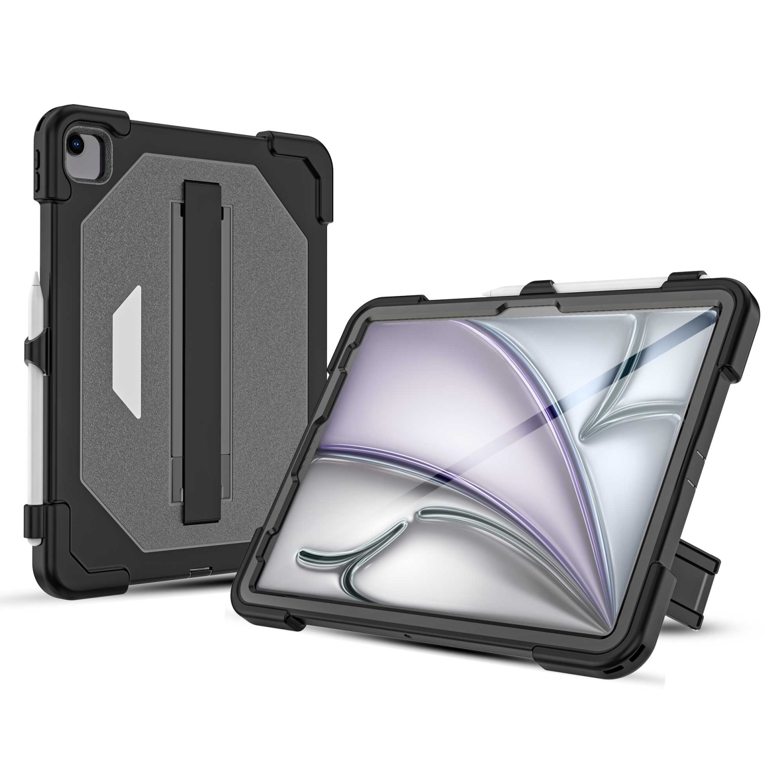 For iPad Air 13 2024 / Pro 12.9 2022 RedPepper Tri-Defense TPU Hybrid PC Tablet Case(Black) For iPad Air 13 2024 / Pro 12.9 2022 RedPepper Tri-Defense TPU Hybrid PC Tablet Case(Black)