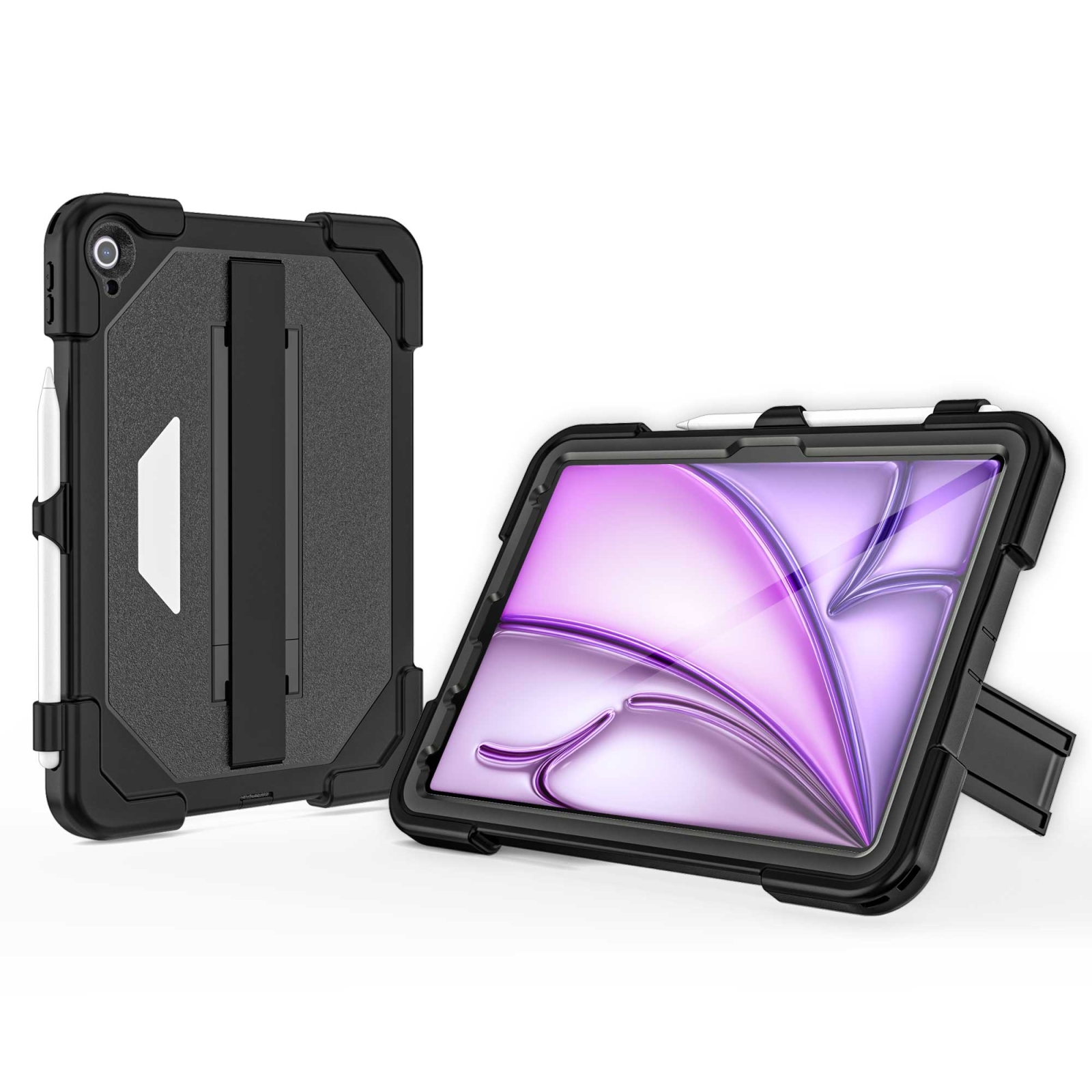 For iPad Air 11 2024 / Air 2022 10.9 RedPepper Tri-Defense TPU Hybrid PC Tablet Case(Black) For iPad Air 11 2024 / Air 2022 10.9 RedPepper Tri-Defense TPU Hybrid PC Tablet Case(Black)
