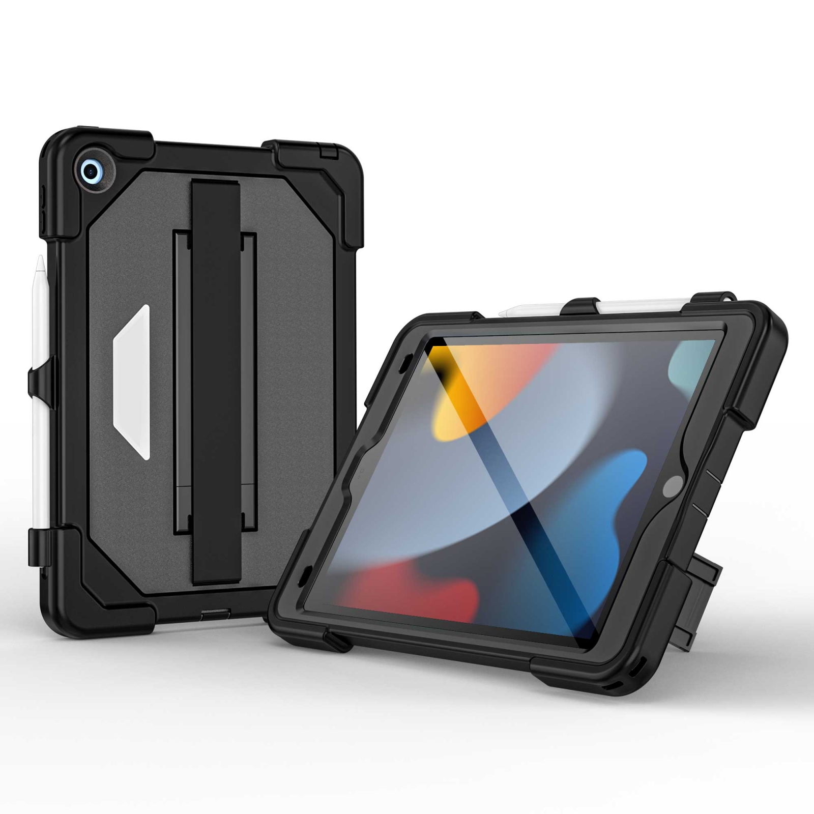 For iPad 10.2 2021 / 2020 / 2019 RedPepper Tri-Defense TPU Hybrid PC Tablet Case(Black) For iPad 10.2 2021 / 2020 / 2019 RedPepper Tri-Defense TPU Hybrid PC Tablet Case(Black)
