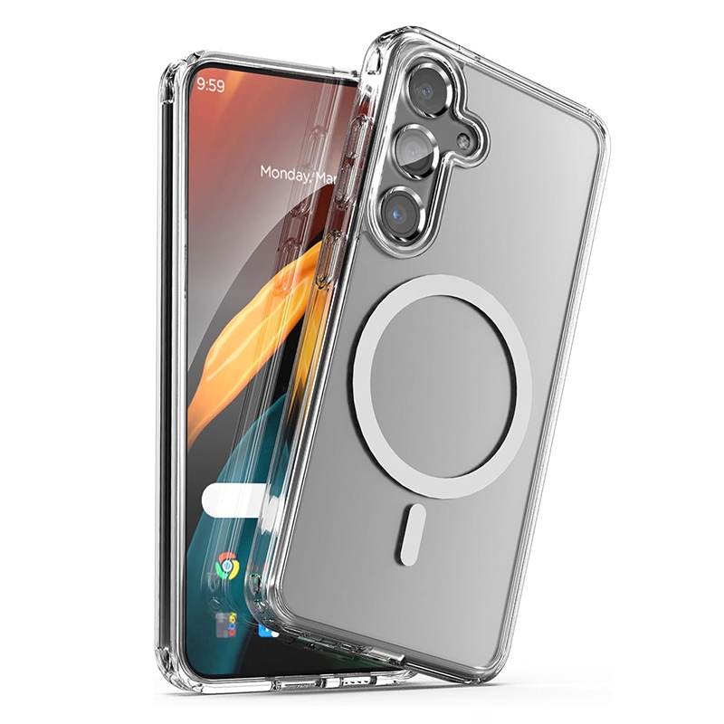 For Samsung Galaxy S24 Ultra 5G ViLi MAG-C Series MagSafe Magnetic PC + TPU Phone Case(Transparent) For Samsung Galaxy S24 Ultra 5G ViLi MAG-C Series MagSafe Magnetic PC + TPU Phone Case(Transparent)