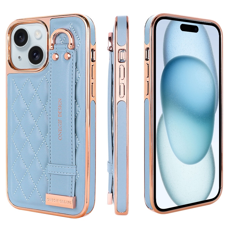 For iPhone 13 Pro Max VIETAO Rhombic Texture Wristband PU Phone Case(Brown) For iPhone 13 Pro Max VIETAO Rhombic Texture Wristband PU Phone Case(Brown)