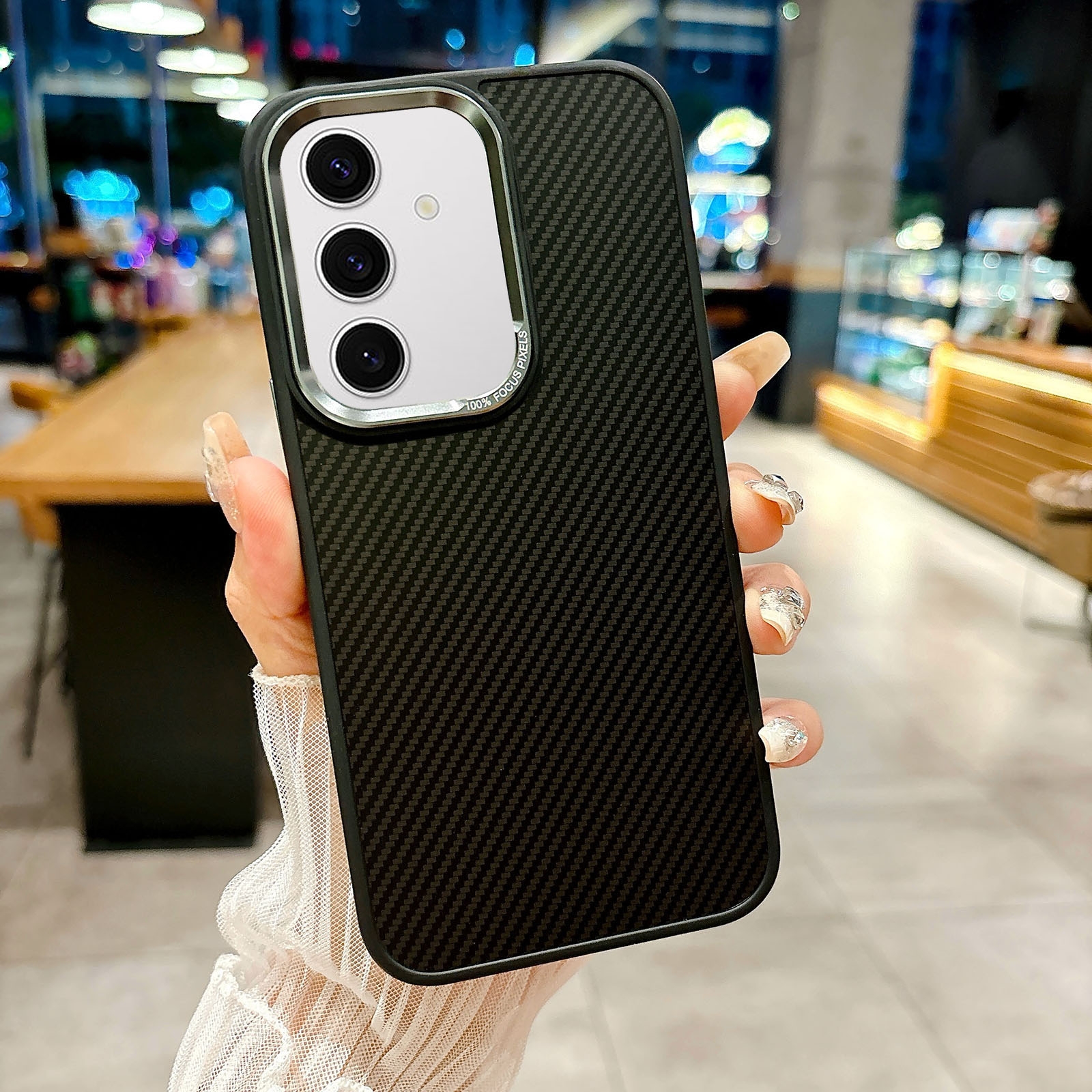 For Samsung Galaxy S24 Ultra 5G Carbon Fiber Texture MagSafe Magnetic Shockproof Phone Case(Grey) For Samsung Galaxy S24 Ultra 5G Carbon Fiber Texture MagSafe Magnetic Shockproof Phone Case(Grey)