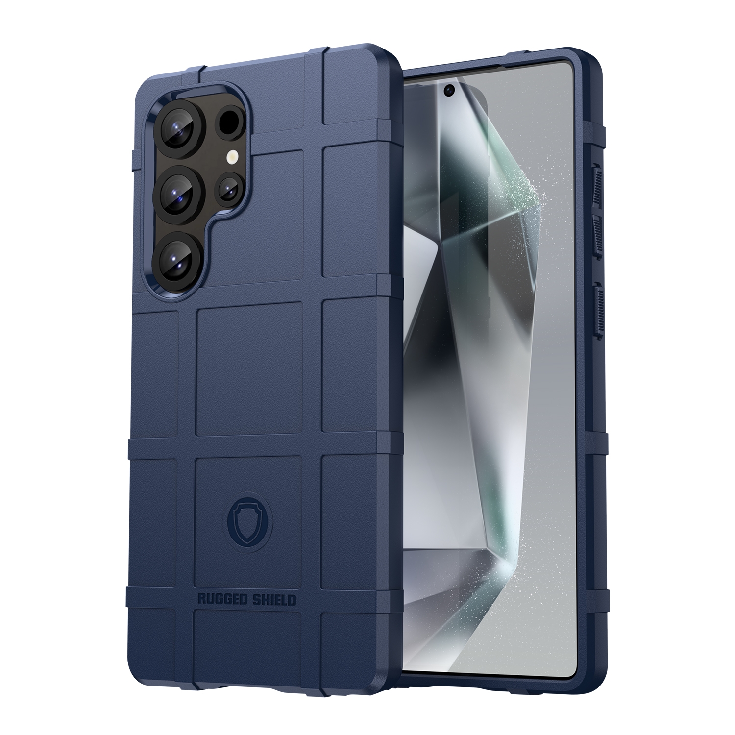For Samsung Galaxy S25 Ultra 5G Full Coverage Shockproof TPU Phone Case(Blue) For Samsung Galaxy S25 Ultra 5G Full Coverage Shockproof TPU Phone Case(Blue)