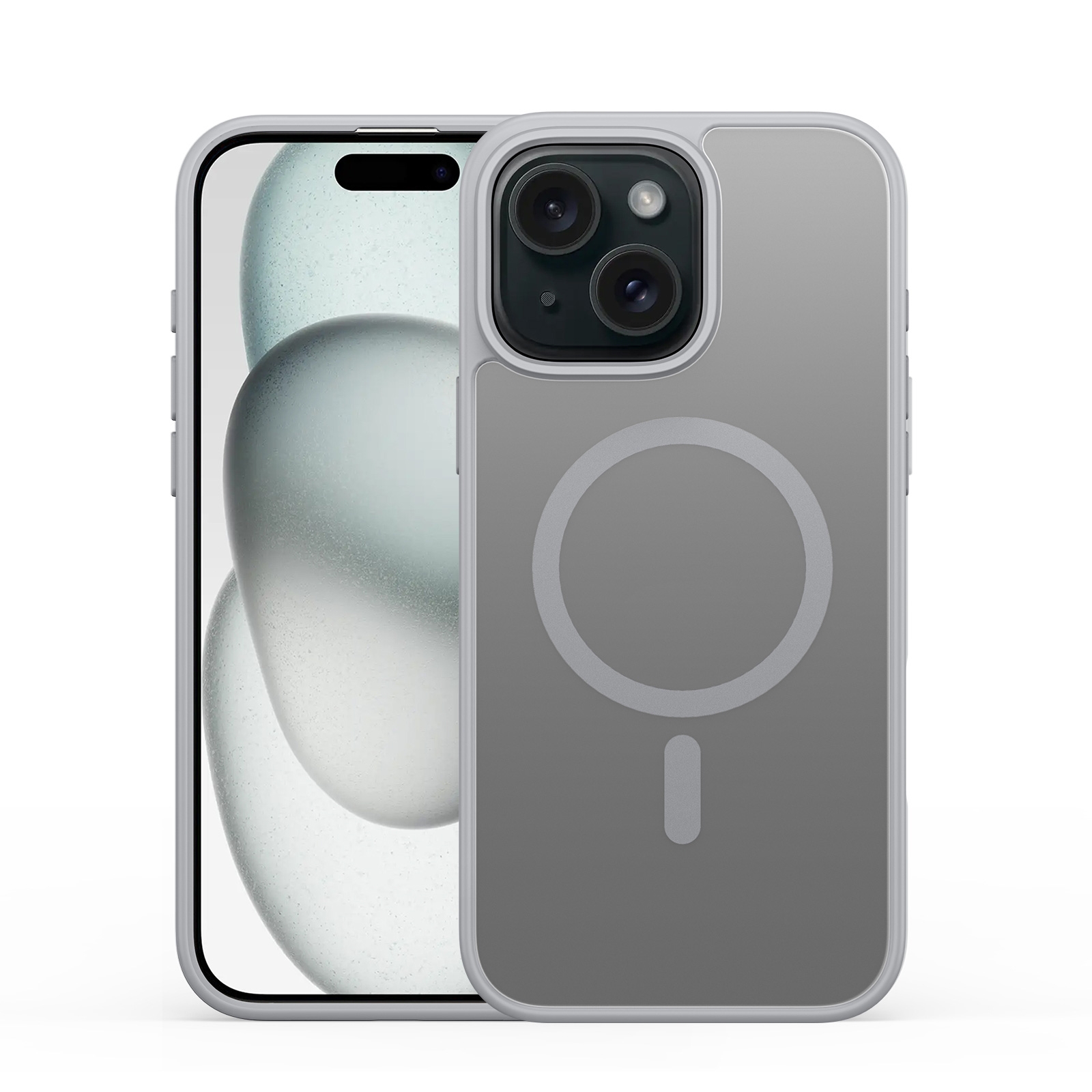 For iPhone 15 DUX DUCIS Yind Series MagSafe TPU Hybrid PC Phone Case(Grey) For iPhone 15 DUX DUCIS Yind Series MagSafe TPU Hybrid PC Phone Case(Grey)