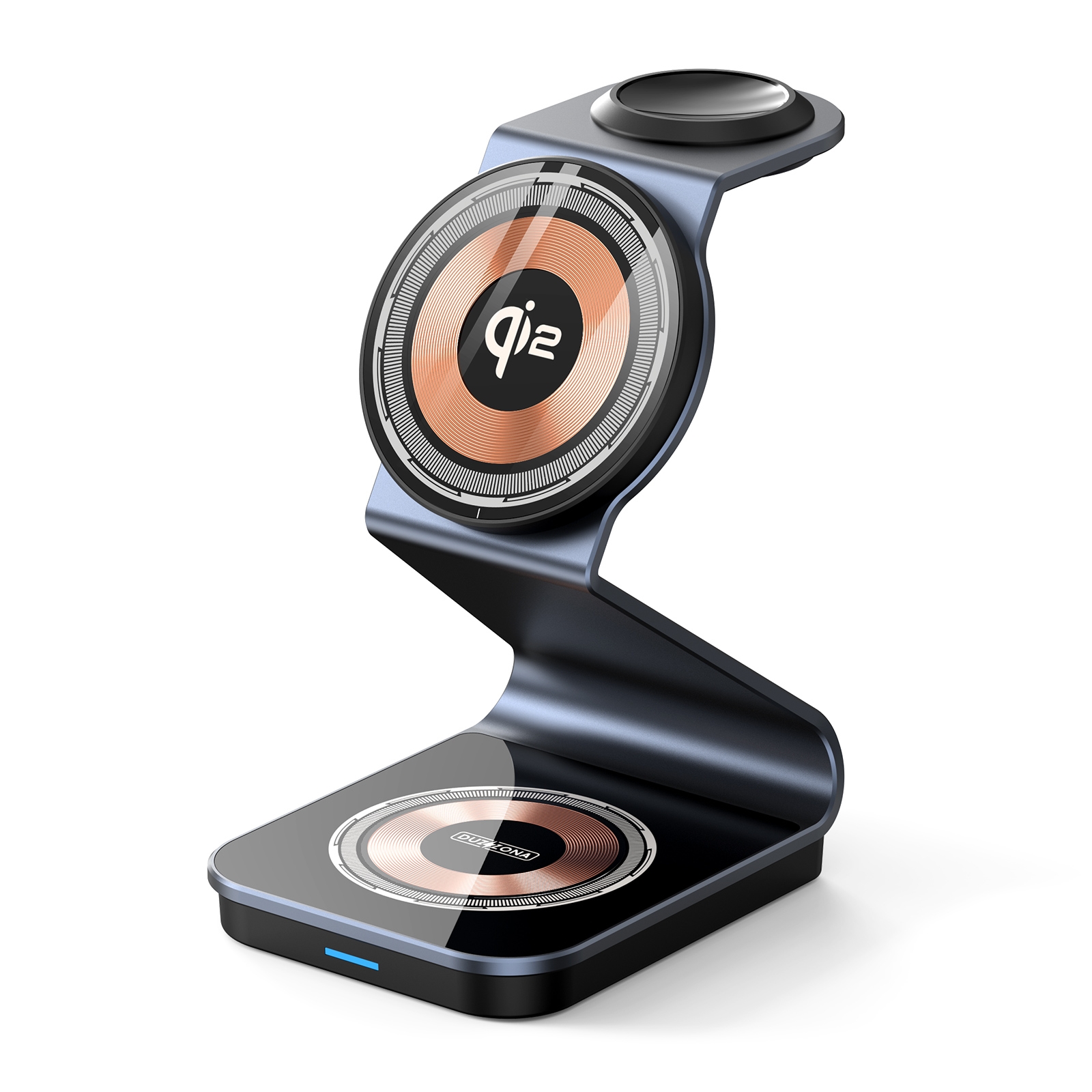 DUZZONA W21 Qi2 15W 3 in 1 Magnetic Wireless Charger Stand(Black) DUZZONA W21 Qi2 15W 3 in 1 Magnetic Wireless Charger Stand(Black)