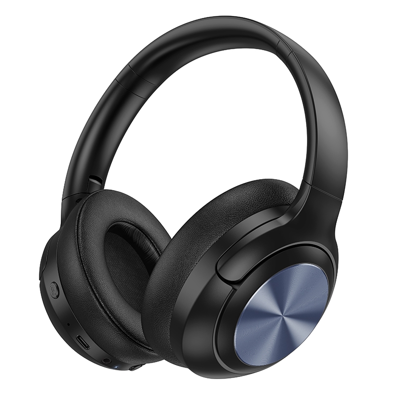 hoco W54 BT5.4 Active Noise Reduction Bluetooth Gaming Headset(Black)