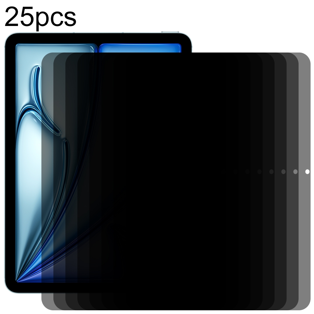 For iPad Air 11 2024 25pcs 0.33mm 9H 2.5D Privacy Anti-glare Explosion-proof Tempered Glass Film For iPad Air 11 2024 25pcs 0.33mm 9H 2.5D Privacy Anti-glare Explosion-proof Tempered Glass Film