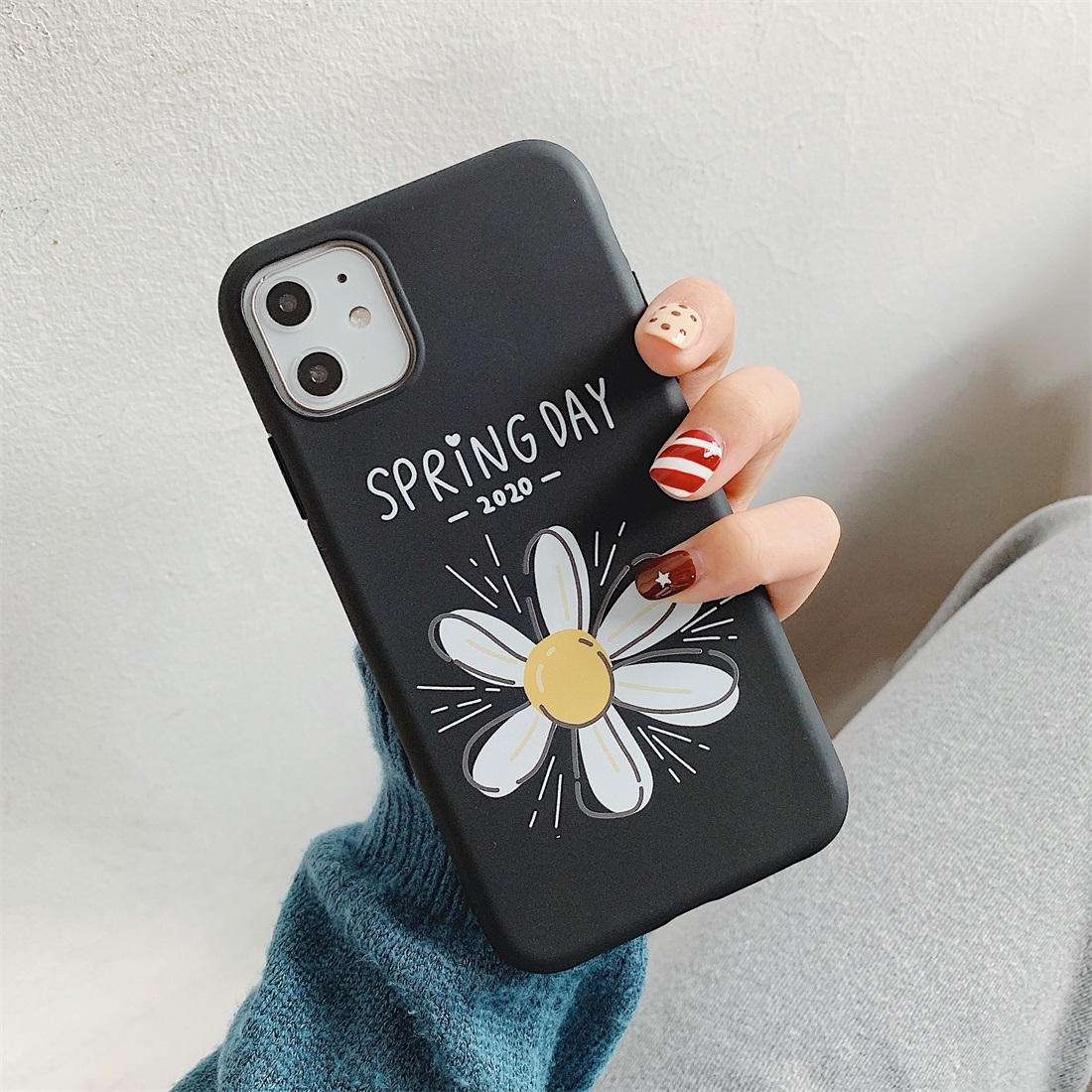 For iPhone 11 Pro Max Cartoon Pattern Frosted TPU Protective Case(Daisy) For iPhone 11 Pro Max Cartoon Pattern Frosted TPU Protective Case(Daisy)