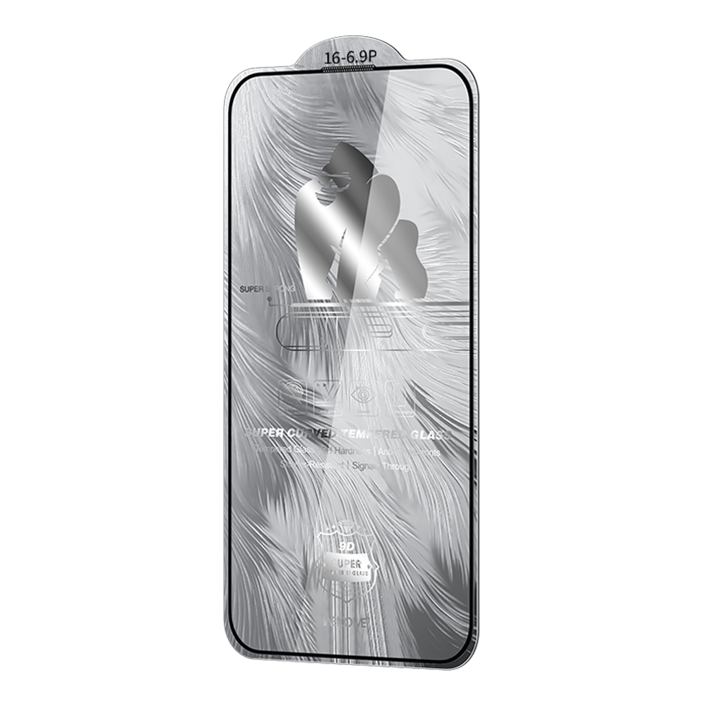 For iPhone 16 Pro Max WK WTP-087 Space King Kong 9D Curved HD Tempered Glass Screen Protector For iPhone 16 Pro Max WK WTP-087 Space King Kong 9D Curved HD Tempered Glass Screen Protector