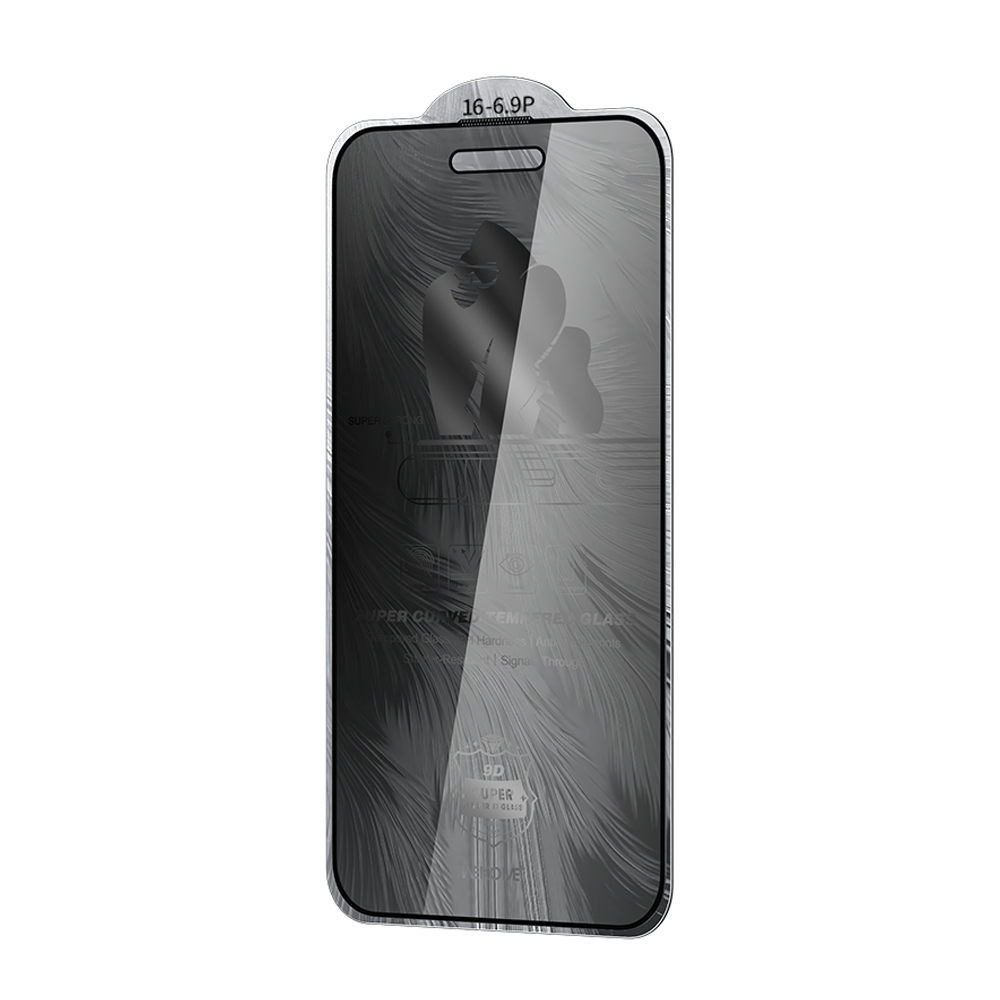 For iPhone 16 Pro Max WK WTP-089 Space King Kong 9D Curved 360 Degree Privacy Tempered Glass Film For iPhone 16 Pro Max WK WTP-089 Space King Kong 9D Curved 360 Degree Privacy Tempered Glass Film
