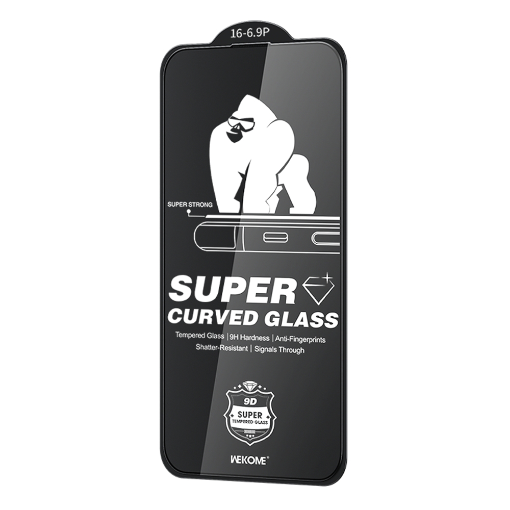 For iPhone 16 Pro Max WK WTP-091 King Kong 6D Curved HD Tempered Glass Film For iPhone 16 Pro Max WK WTP-091 King Kong 6D Curved HD Tempered Glass Film