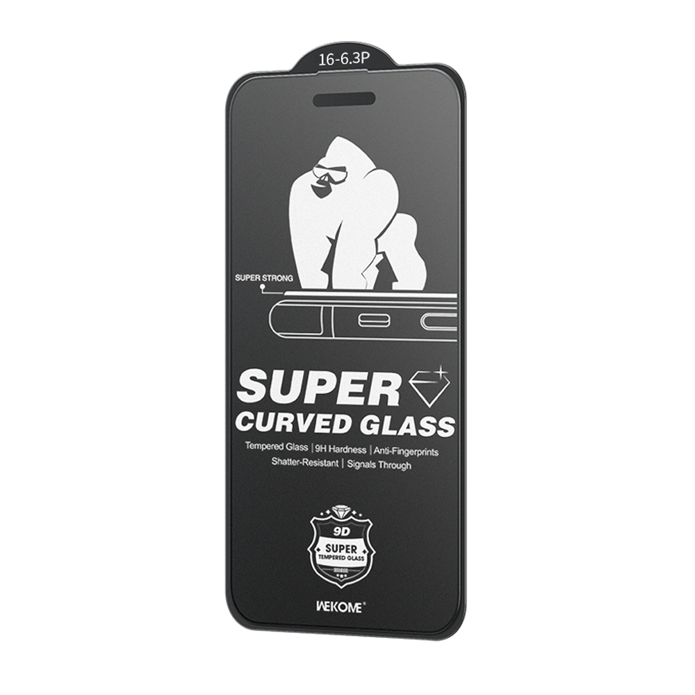 For iPhone 16 Pro WK WTP-094 King Kong 6D Curved Frosted Tempered Glass Film For iPhone 16 Pro WK WTP-094 King Kong 6D Curved Frosted Tempered Glass Film