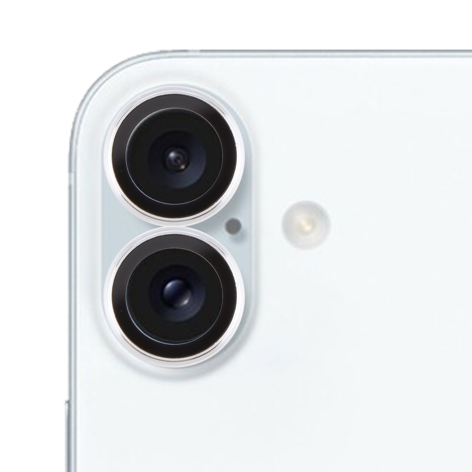 For iPhone 16 Plus / 16 Metal Tempered Glass Back Camera Film(Silver) For iPhone 16 Plus / 16 Metal Tempered Glass Back Camera Film(Silver)