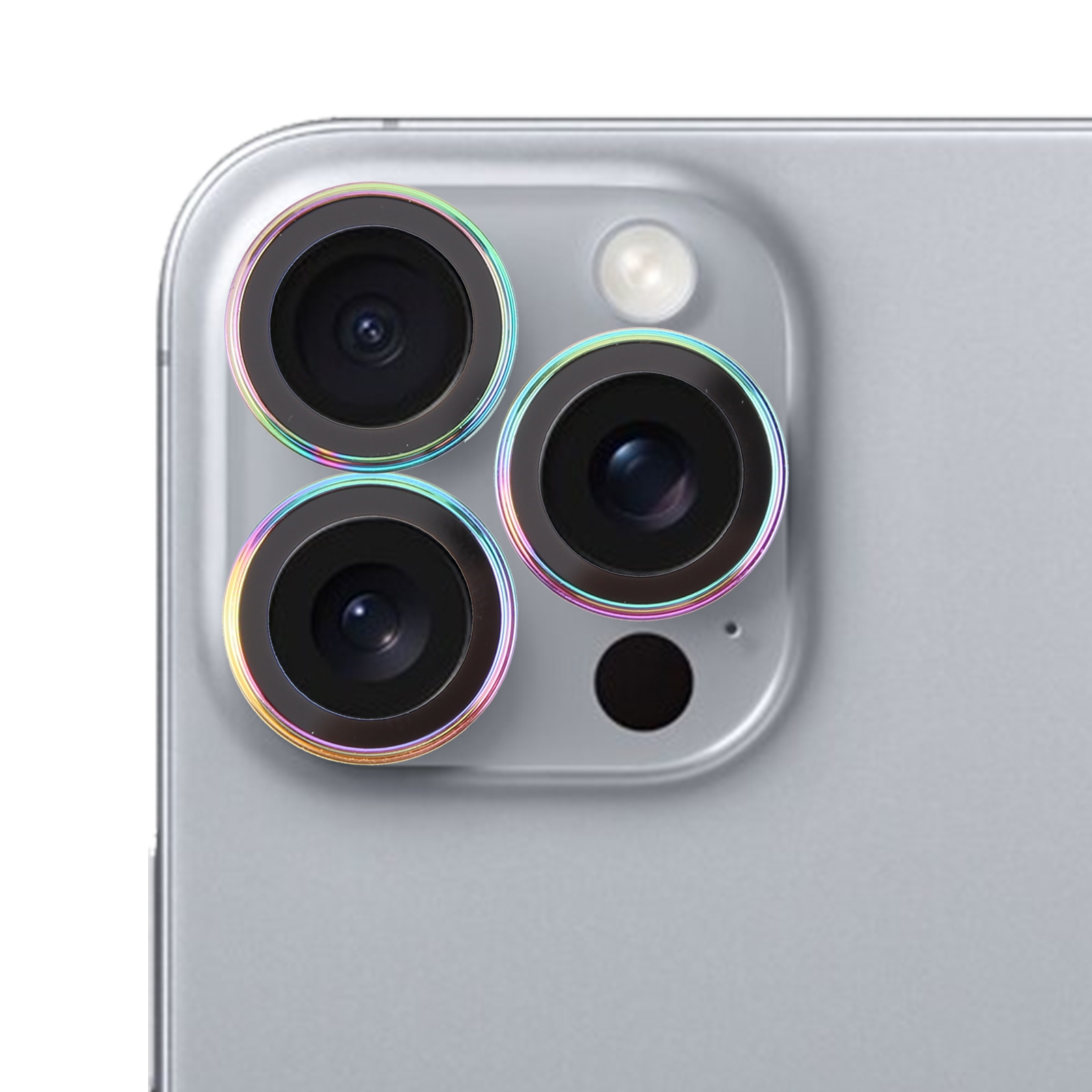 For iPhone 16 Pro / 16 Pro Max Metal Tempered Glass Back Camera Film(Colorful) For iPhone 16 Pro / 16 Pro Max Metal Tempered Glass Back Camera Film(Colorful)