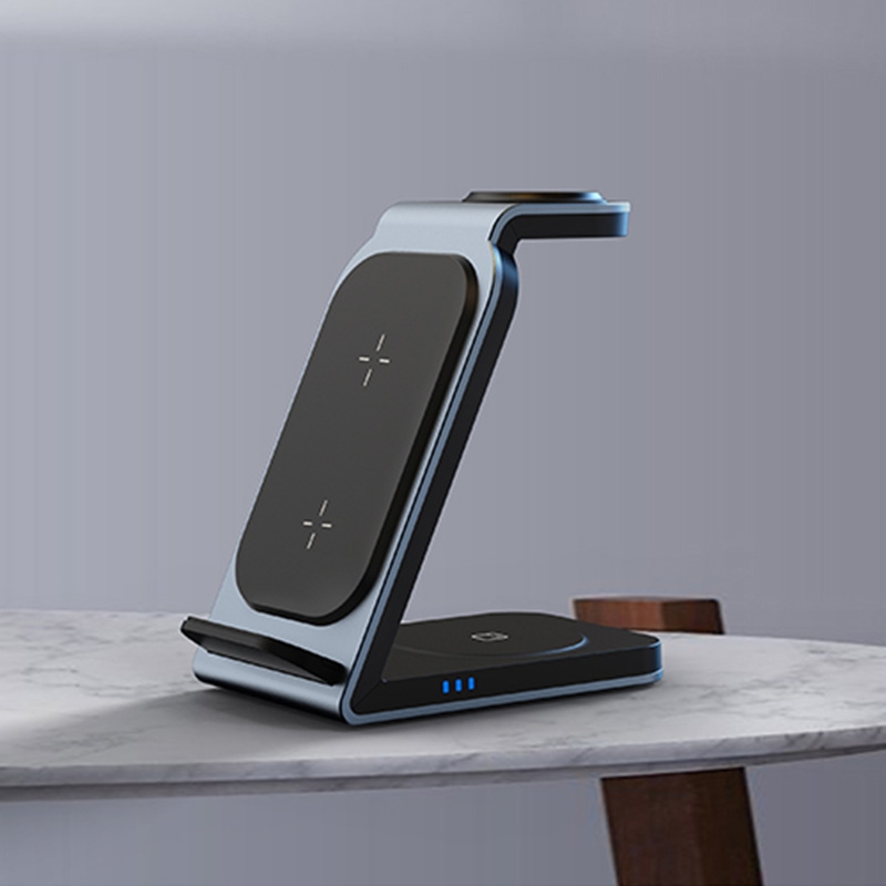 SW17 3 in 1 Metal Vertical Wireless Charger(Tarnish) SW17 3 in 1 Metal Vertical Wireless Charger(Tarnish)
