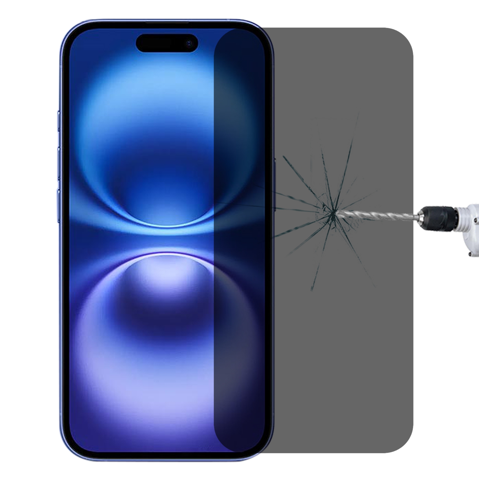 For iPhone 16 High Transparency Full Cover Anti-spy Tempered Glass Film For iPhone 16 High Transparency Full Cover Anti-spy Tempered Glass Film