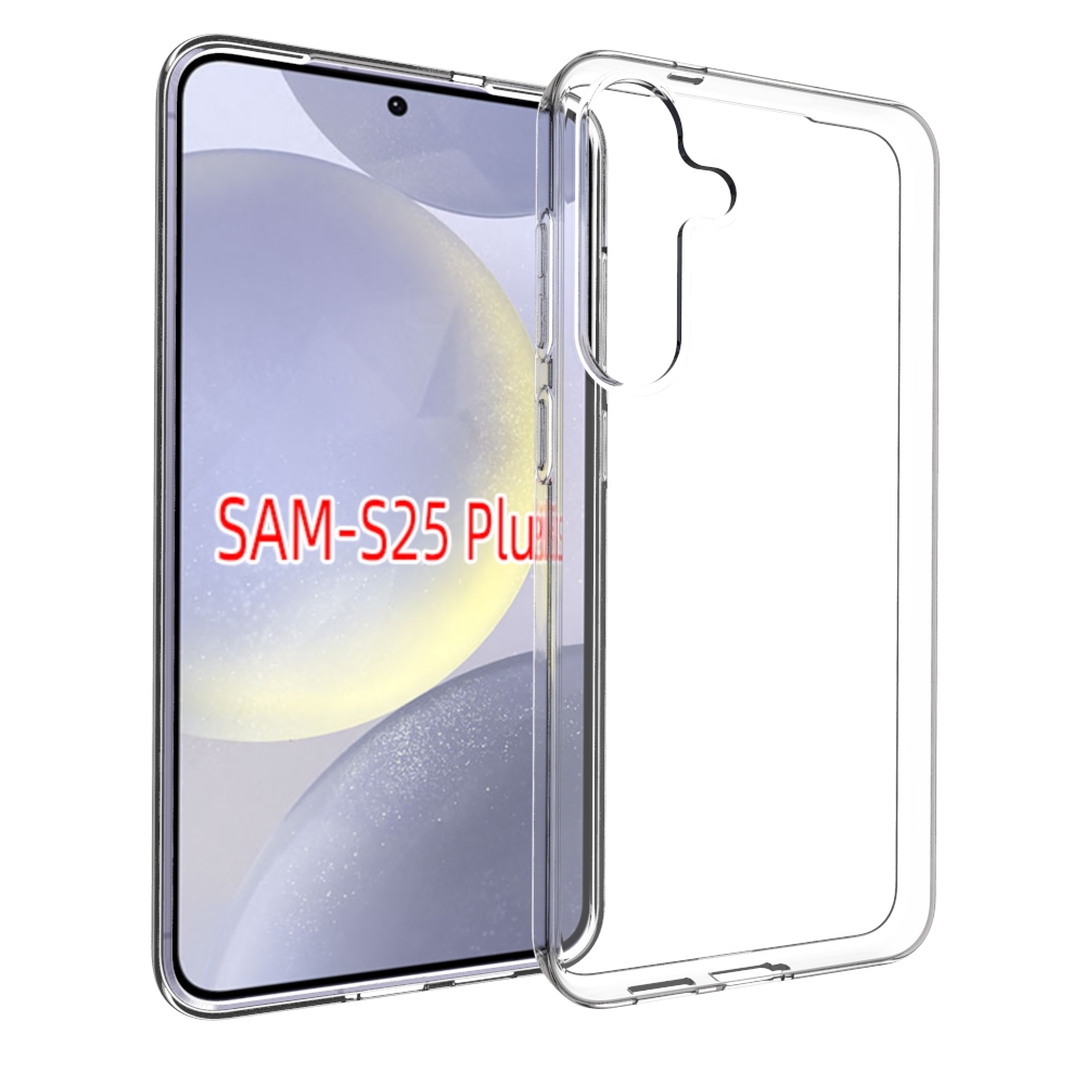 For Samsung Galaxy S25+ 5G Waterproof Texture TPU Phone Case(Transparent) For Samsung Galaxy S25+ 5G Waterproof Texture TPU Phone Case(Transparent)