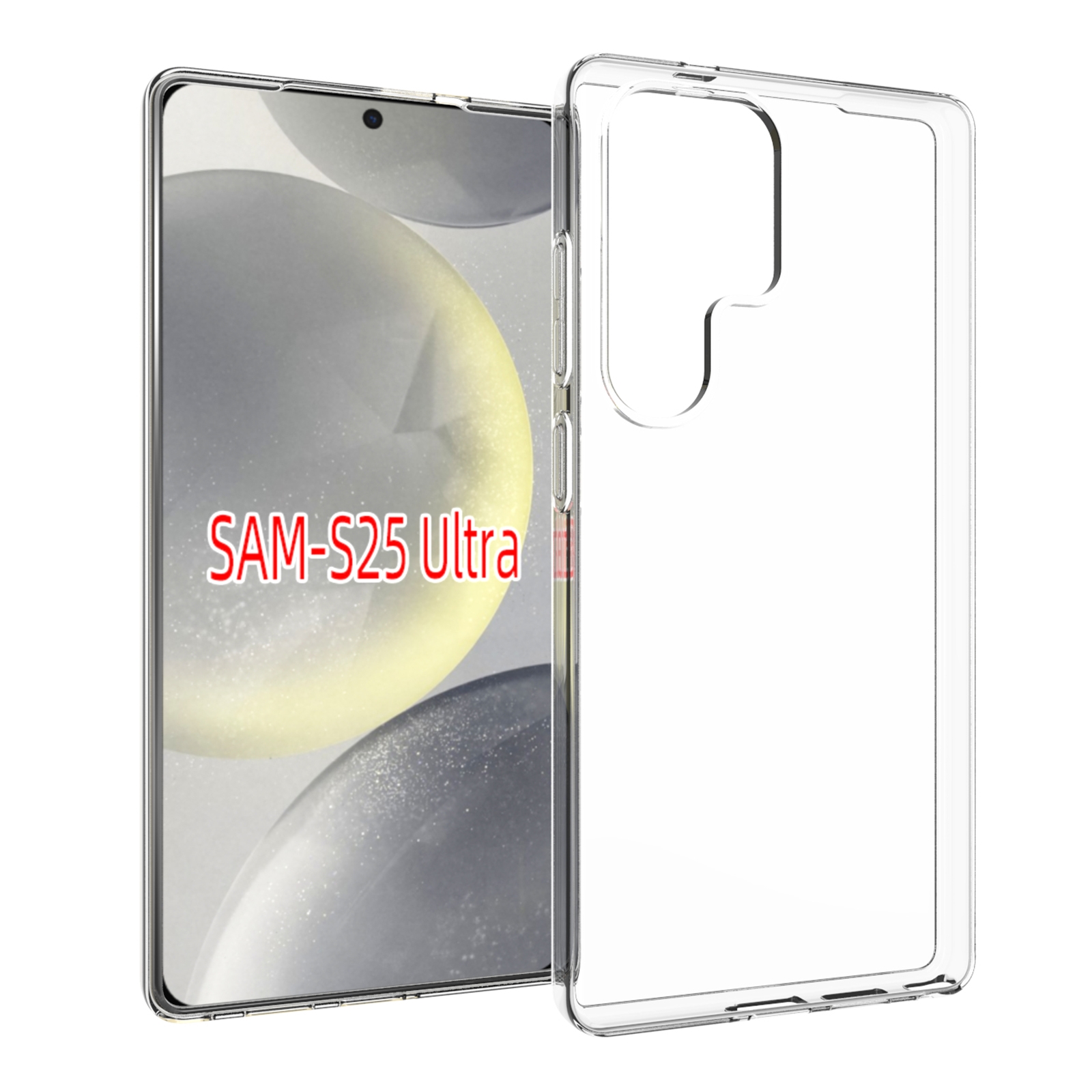For Samsung Galaxy S25 Ultra 5G Waterproof Texture TPU Phone Case(Transparent) For Samsung Galaxy S25 Ultra 5G Waterproof Texture TPU Phone Case(Transparent)