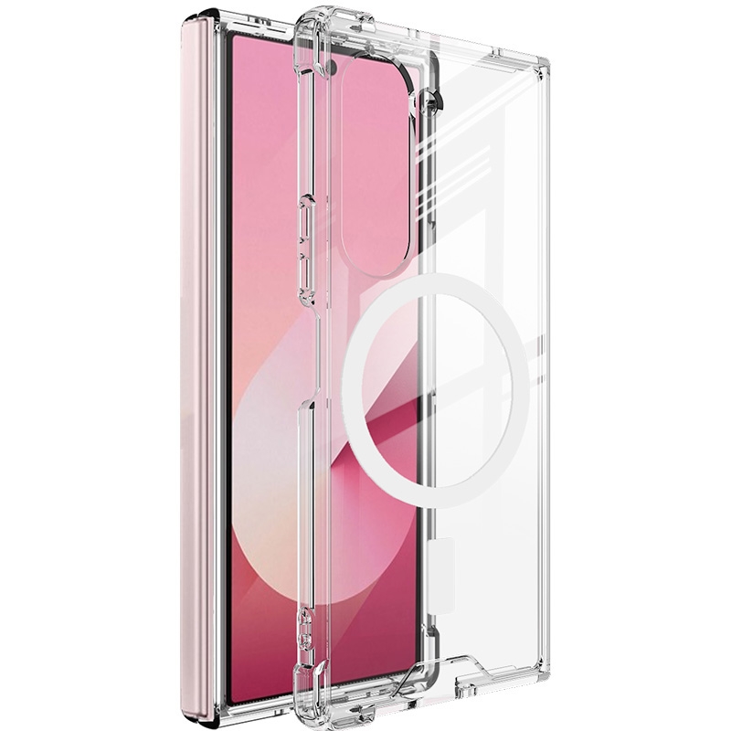 For Samsung Galaxy Z Fold6 IMAK Space Shield PC + TPU Airbag Shockproof MagSafe Phone Case(Transparent) For Samsung Galaxy Z Fold6 IMAK Space Shield PC + TPU Airbag Shockproof MagSafe Phone Case(Transparent)