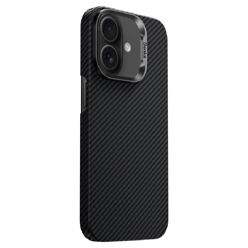 For iPhone 16 Pro Max Benks Classic Kevlar 600D Fiber MagSafe Phone Case(Black) For iPhone 16 Pro Max Benks Classic Kevlar 600D Fiber MagSafe Phone Case(Black)