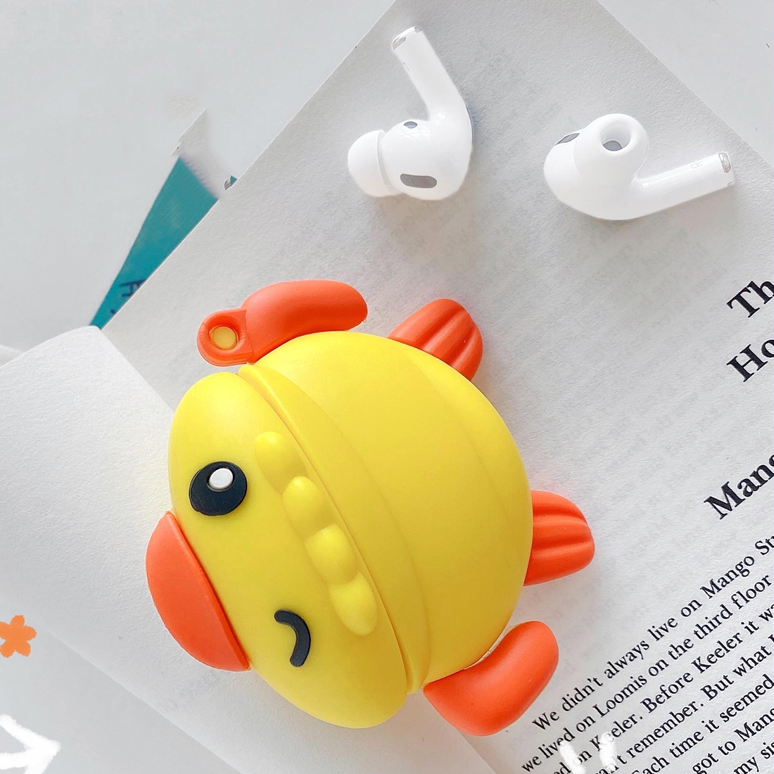 For AirPods Pro Swimming Small Yellow Duck Shape Earphone Protective Case For AirPods Pro Swimming Small Yellow Duck Shape Earphone Protective Case
