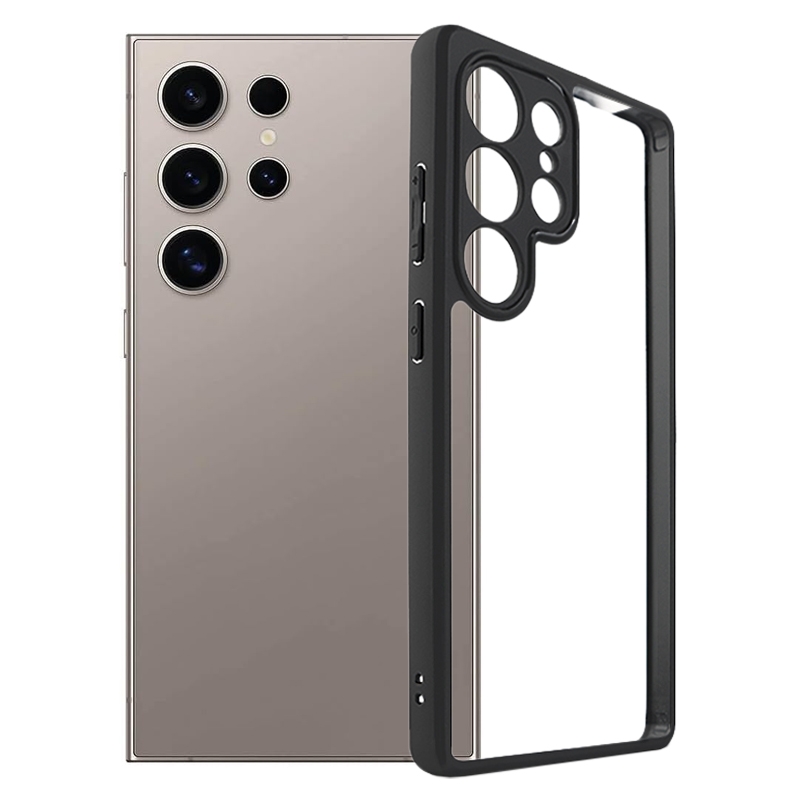 For Samsung Galaxy S25 Ultra 5G Frosted TPU + Transparent PC Phone Case For Samsung Galaxy S25 Ultra 5G Frosted TPU + Transparent PC Phone Case