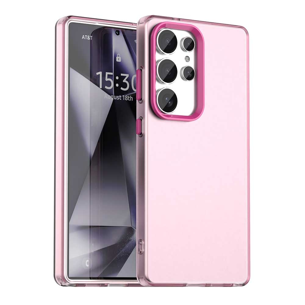 For Samsung Galaxy S25 Ultra 5G Candy PC Hybrid TPU Shockproof Phone Case(Red) For Samsung Galaxy S25 Ultra 5G Candy PC Hybrid TPU Shockproof Phone Case(Red)