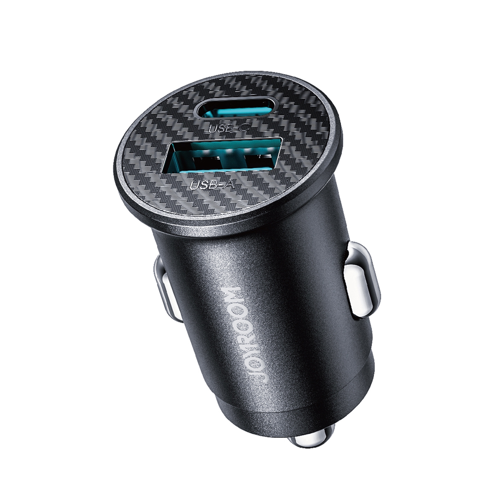 JOYROOM JR-CCN16 15W USB-A and USB-C Mini Car Charger(Black) JOYROOM JR-CCN16 15W USB-A and USB-C Mini Car Charger(Black)
