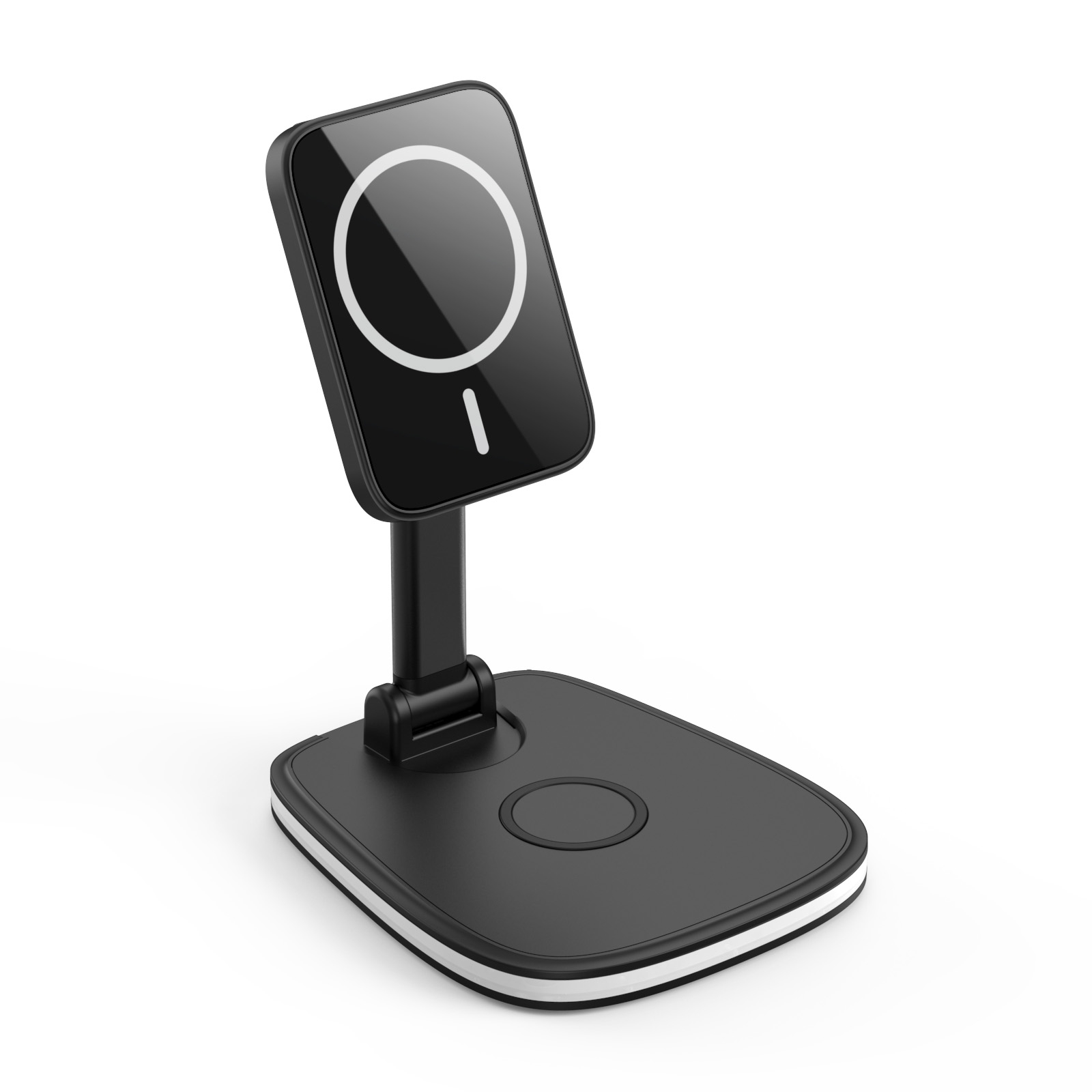 LXF-171 15W Multifunctional Desktop Folding Stand Magsafe Wireless Charger(Black) LXF-171 15W Multifunctional Desktop Folding Stand Magsafe Wireless Charger(Black)