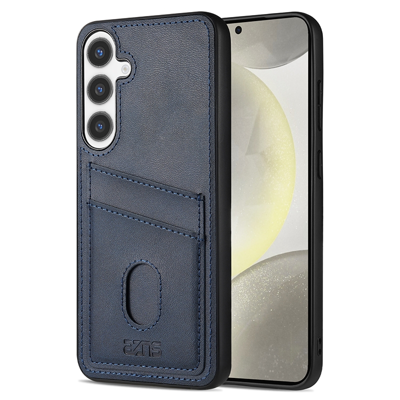 For Samsung Galaxy S24 5G AZNS K1 Series Card Slot Business Phone Case(Blue) For Samsung Galaxy S24 5G AZNS K1 Series Card Slot Business Phone Case(Blue)