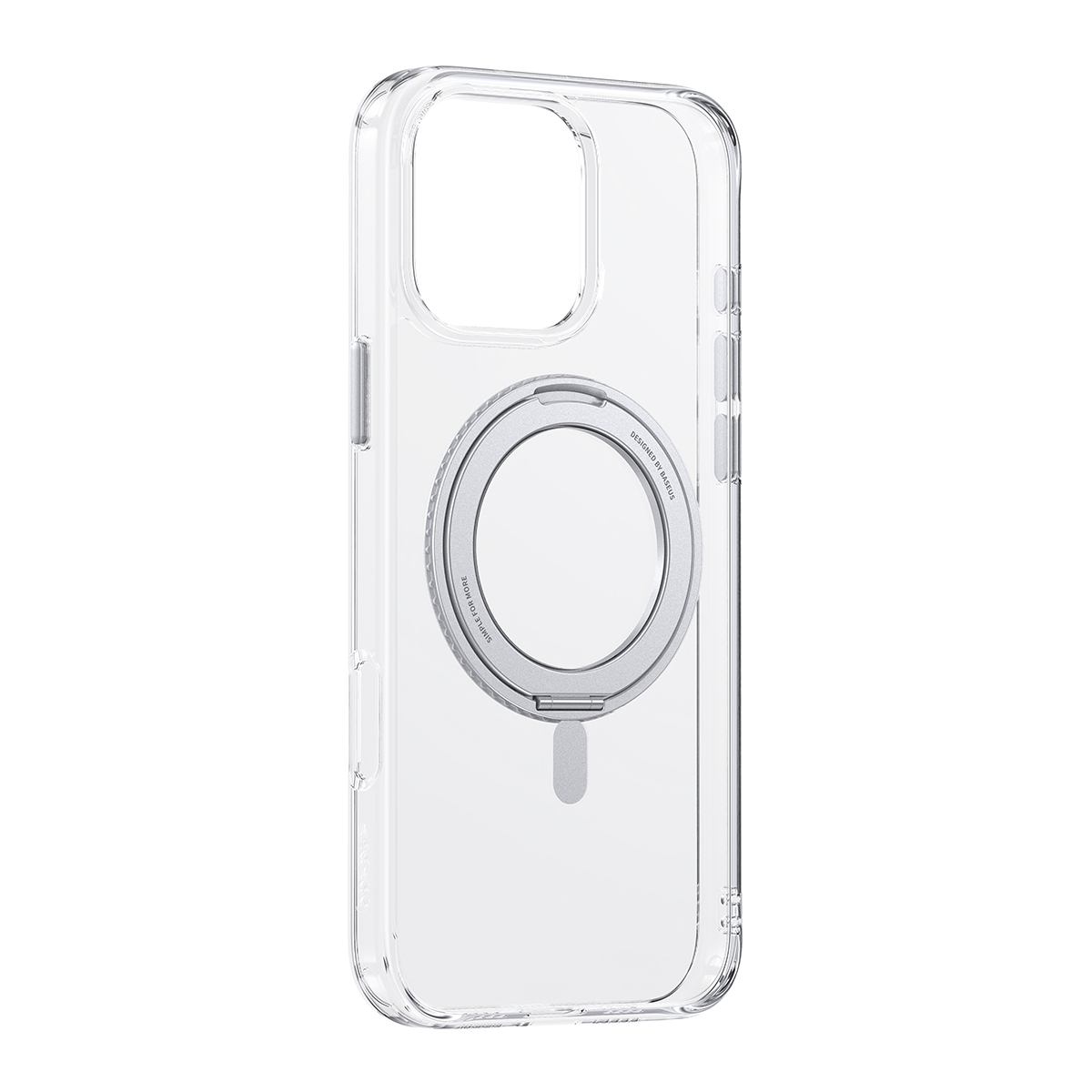 For iPhone 16 Pro Baseus SkyRing Series 360 Ring Holder Magsafe Phone Case(Transparent) For iPhone 16 Pro Baseus SkyRing Series 360 Ring Holder Magsafe Phone Case(Transparent)